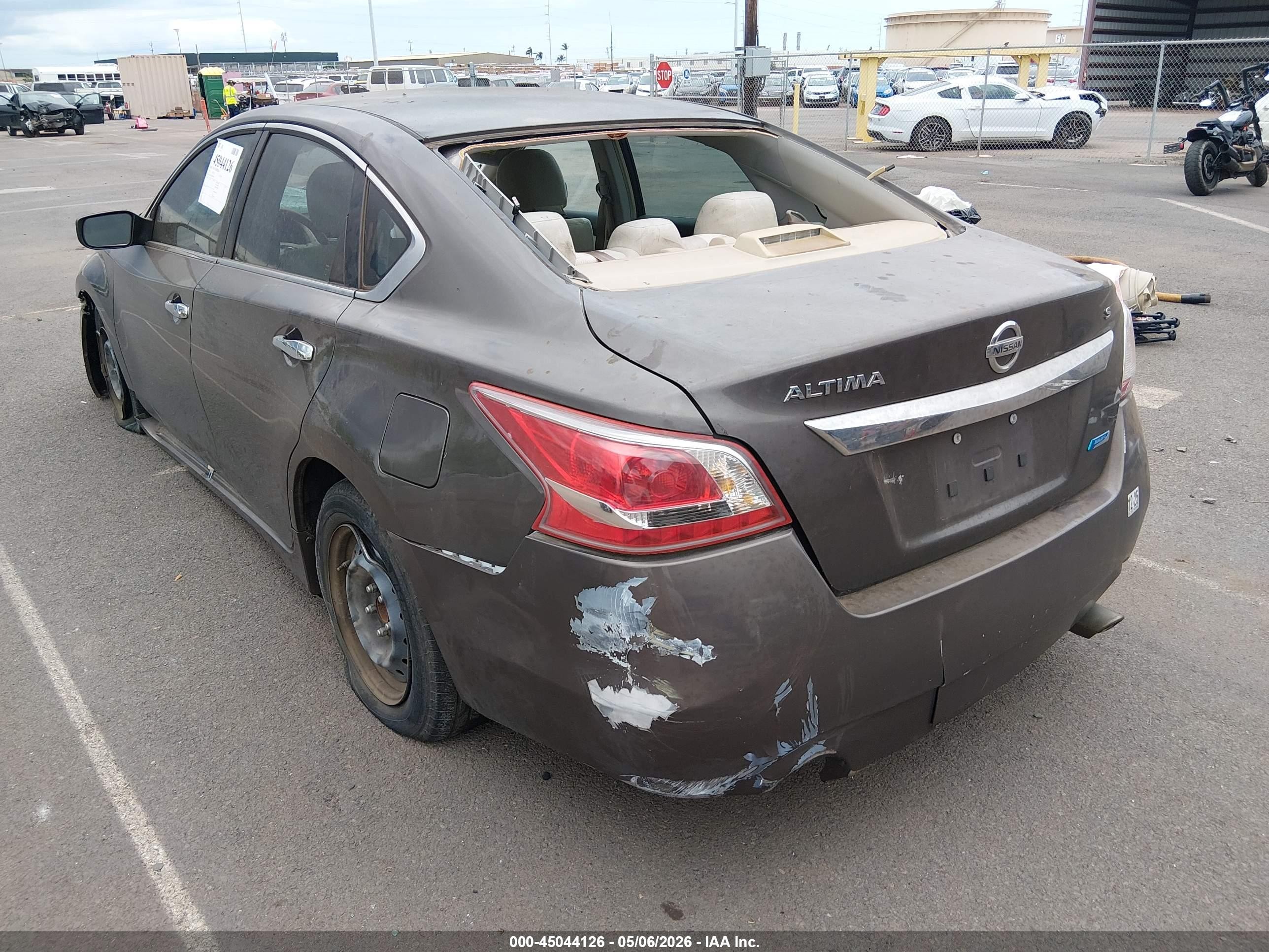 2013 Nissan Altima 2.5 S Brown vin: 1N4AL3APXDN445885
