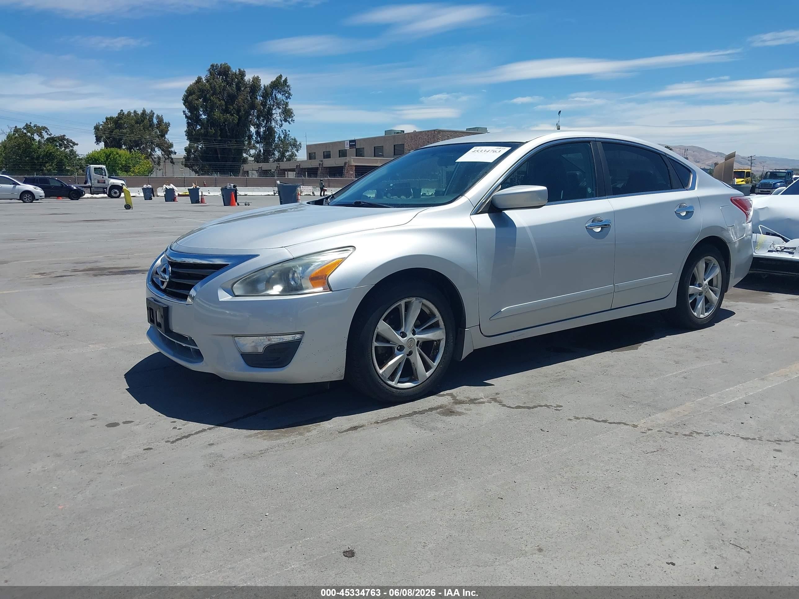 2013 Nissan Altima 2.5 Sv Silver vin: 1N4AL3APXDN445921