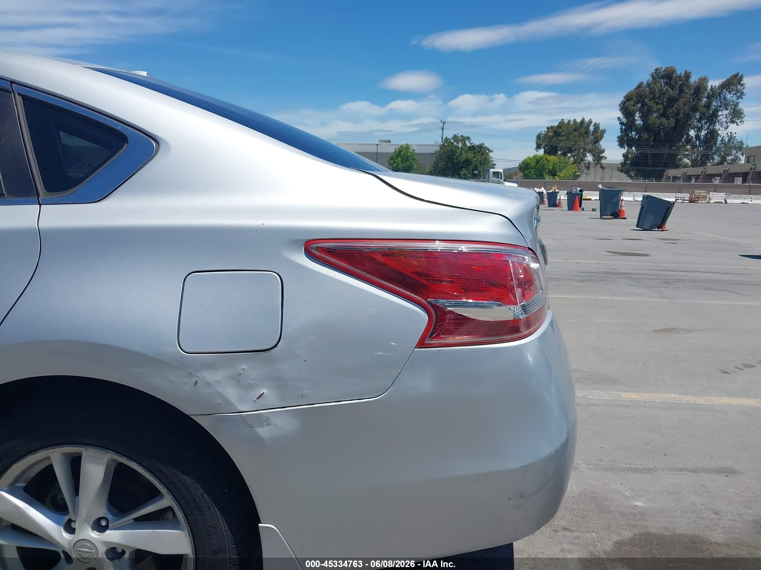 2013 Nissan Altima 2.5 Sv Silver vin: 1N4AL3APXDN445921