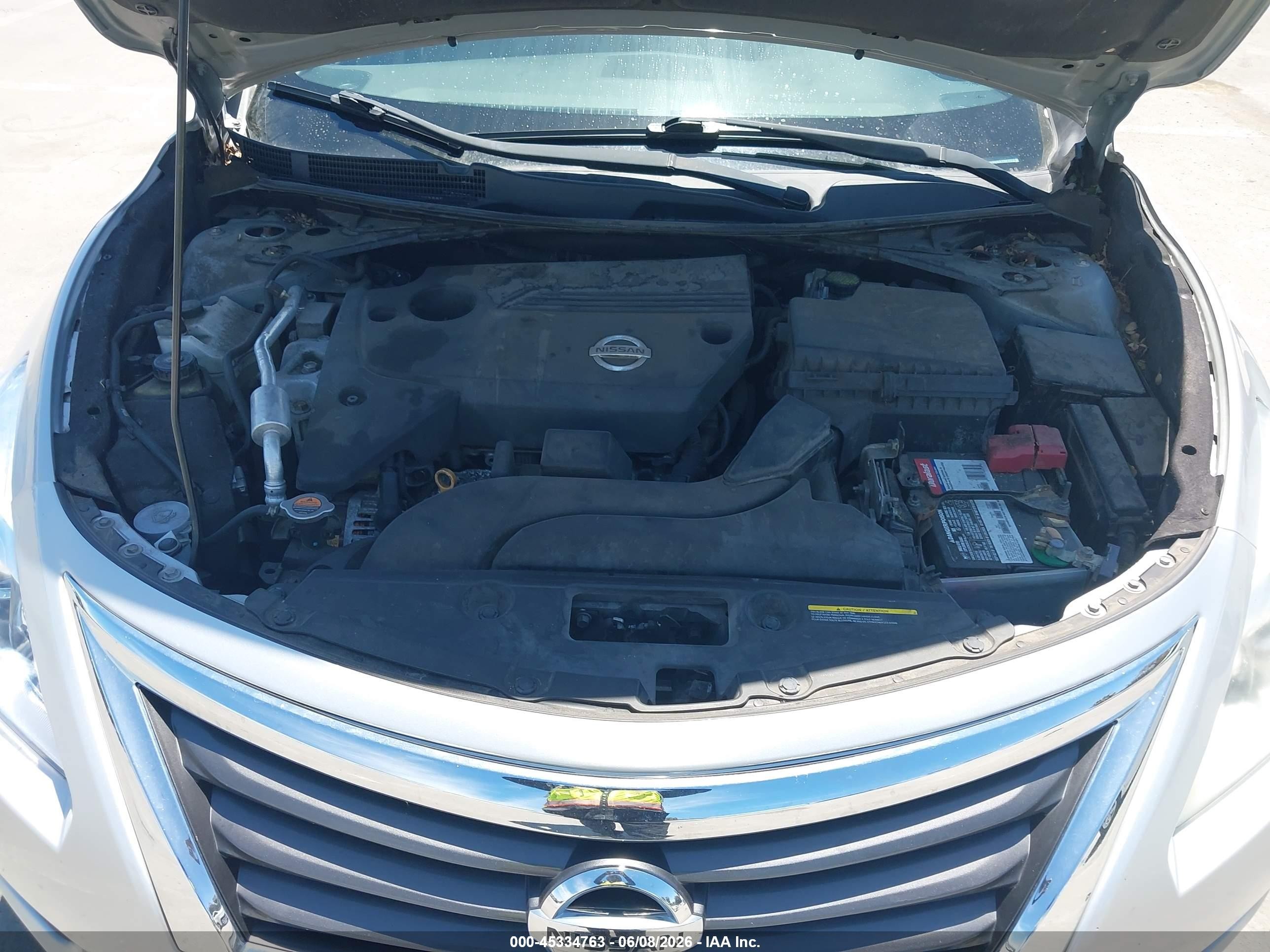 2013 Nissan Altima 2.5 Sv Silver vin: 1N4AL3APXDN445921