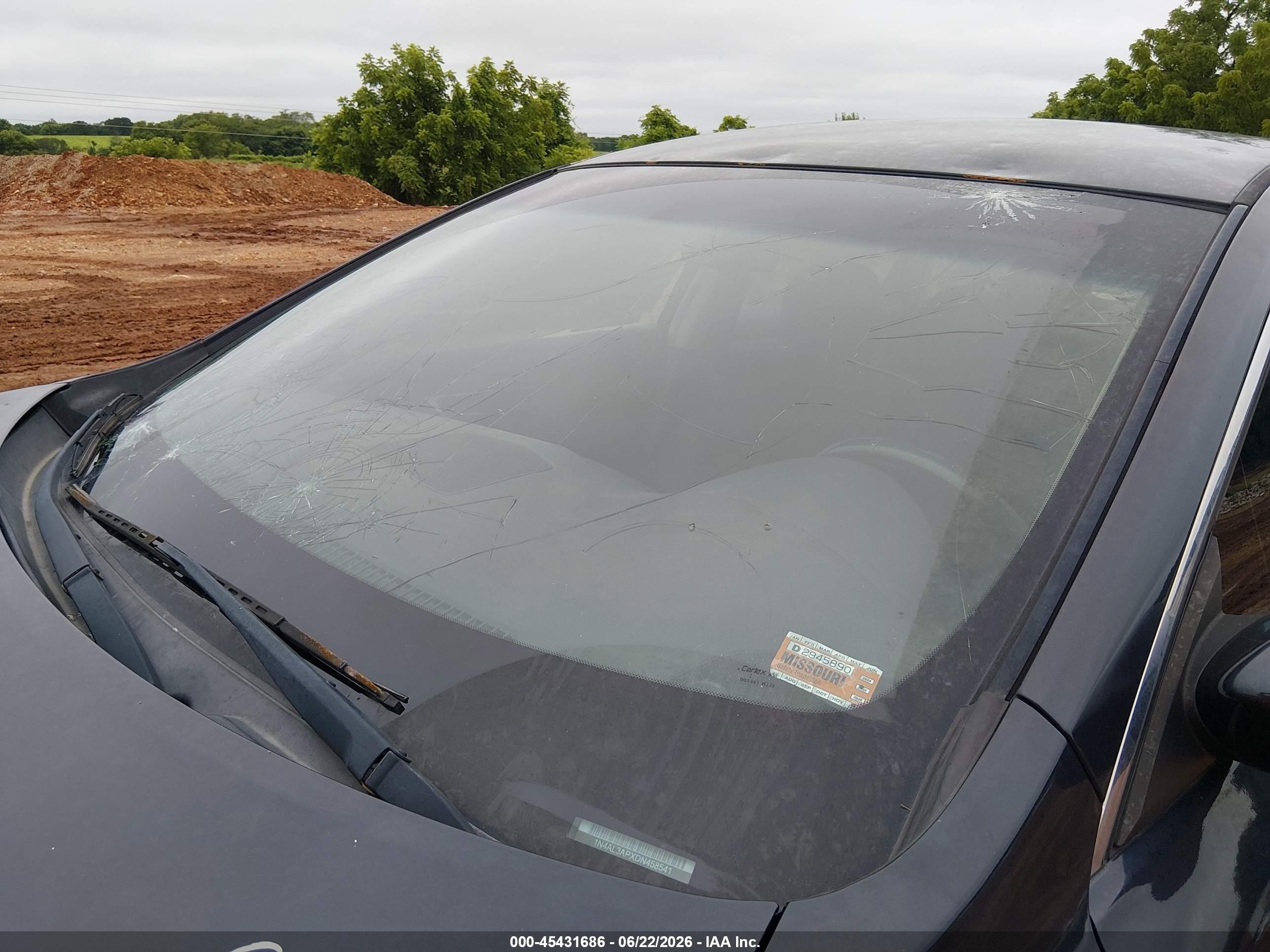 2013 Nissan Altima 2.5 Sv Gray vin: 1N4AL3APXDN458541