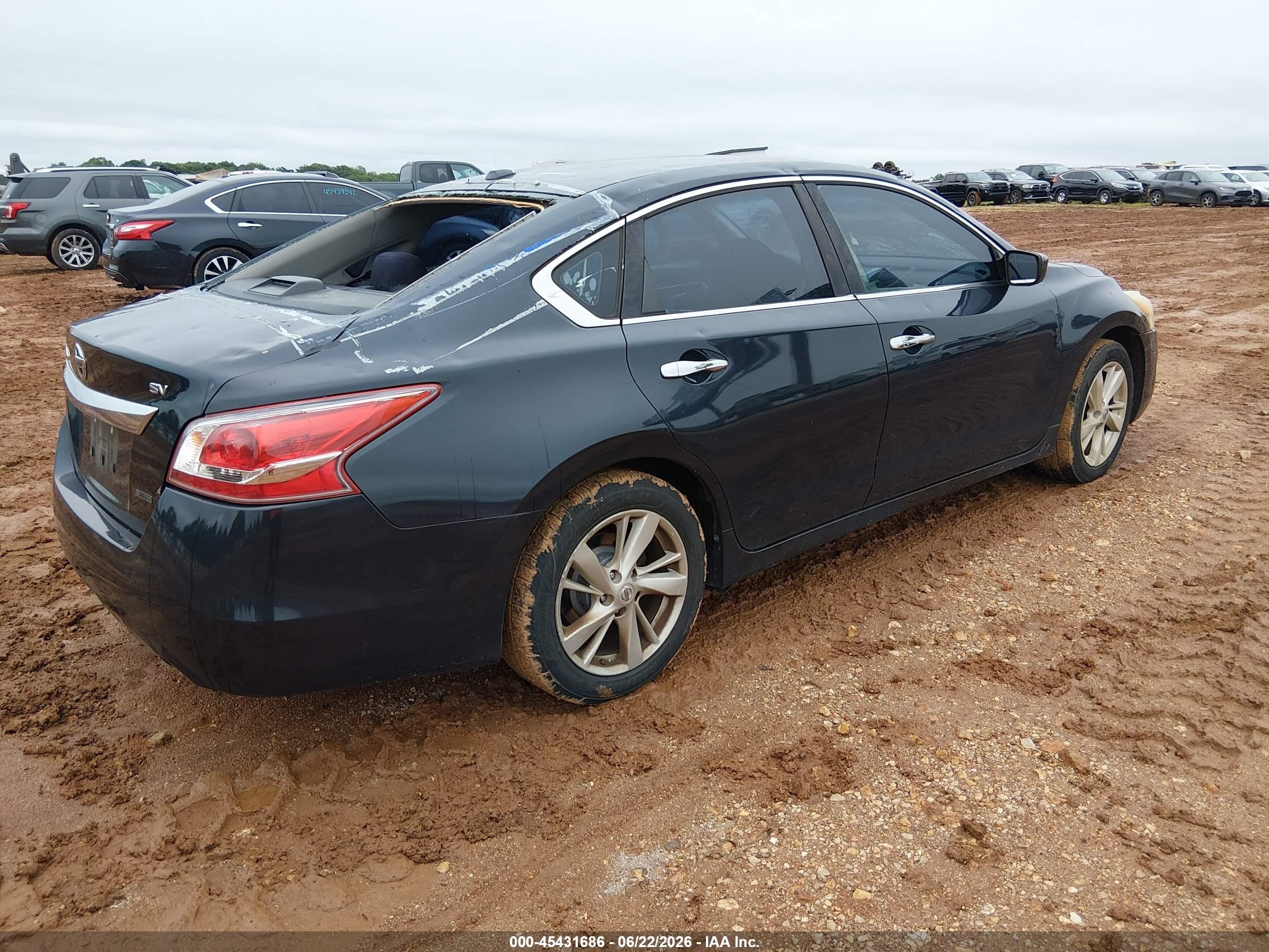 2013 Nissan Altima 2.5 Sv Gray vin: 1N4AL3APXDN458541