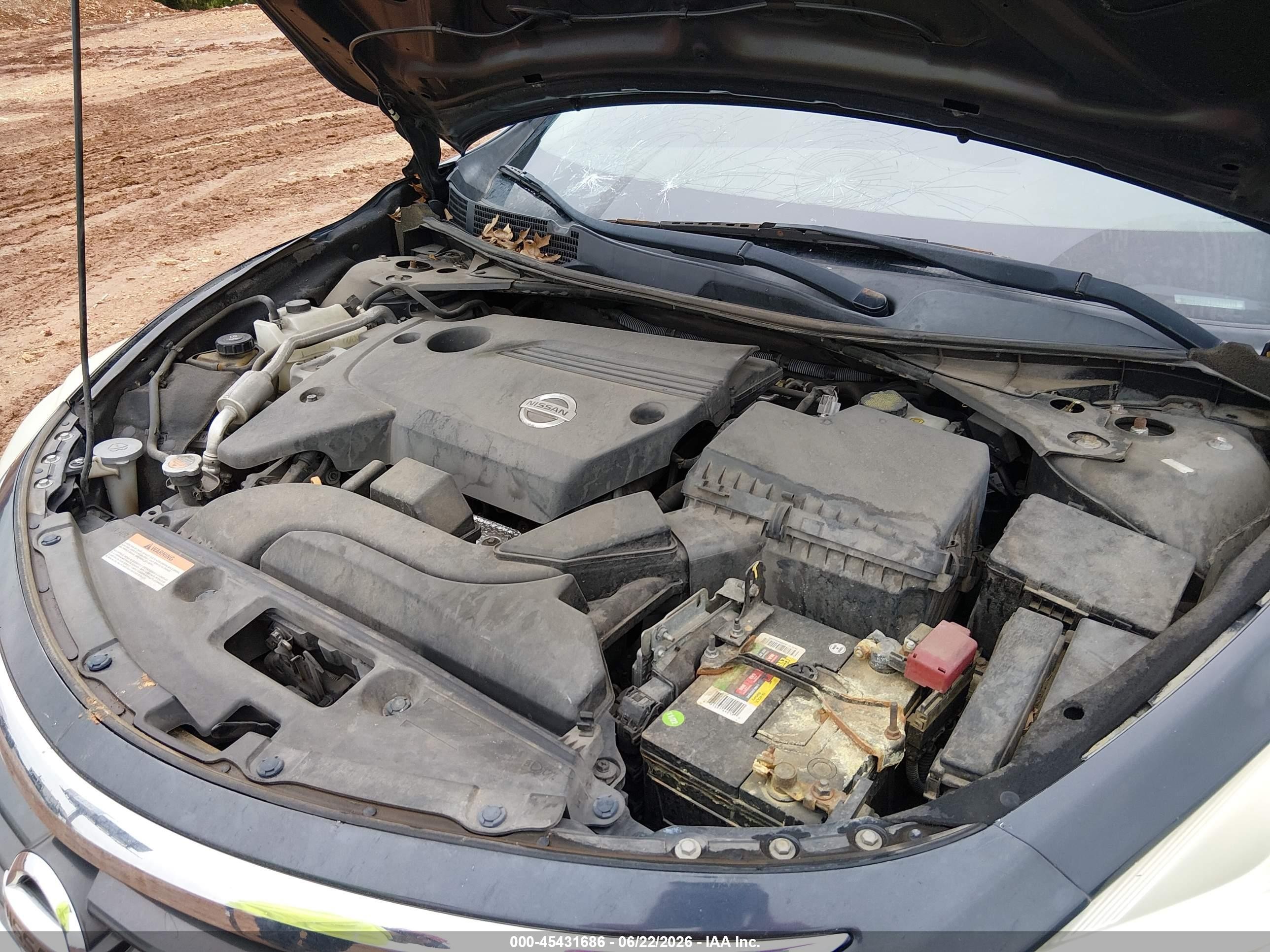 2013 Nissan Altima 2.5 Sv Gray vin: 1N4AL3APXDN458541