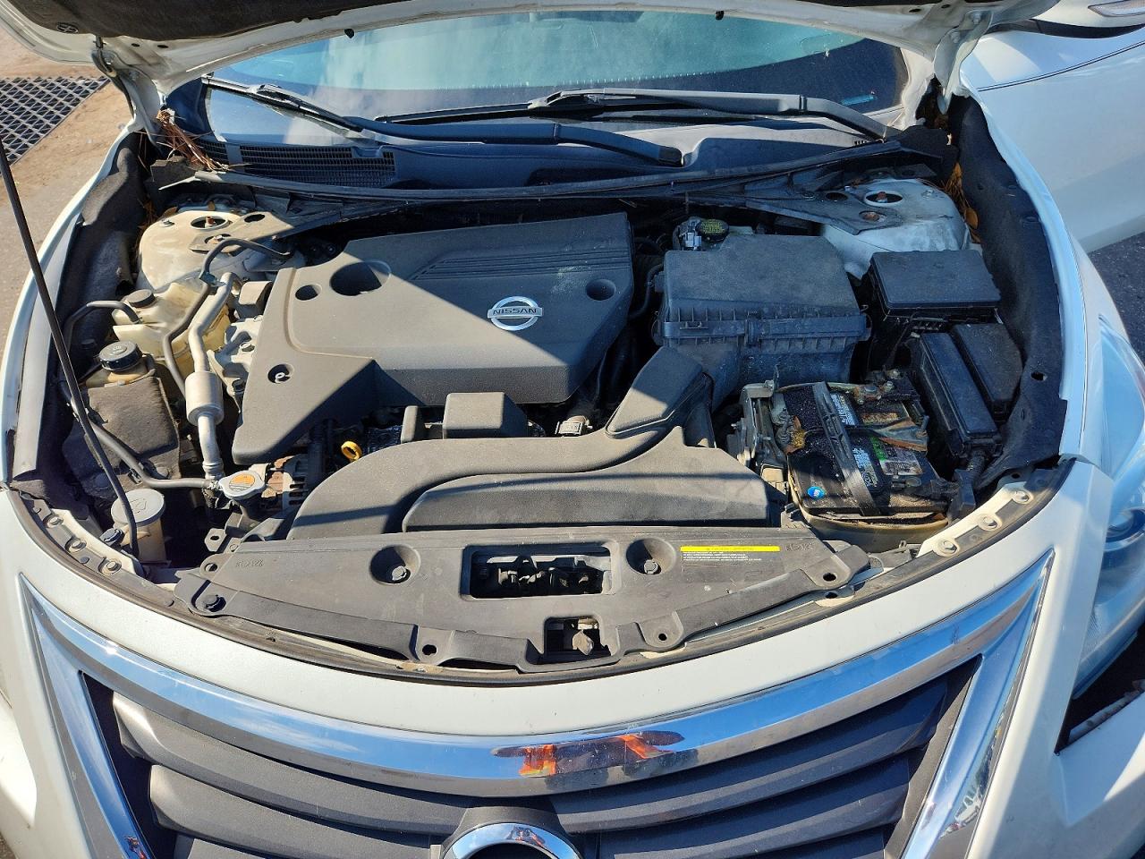 2013 Nissan Altima 2.5 White vin: 1N4AL3APXDN466428