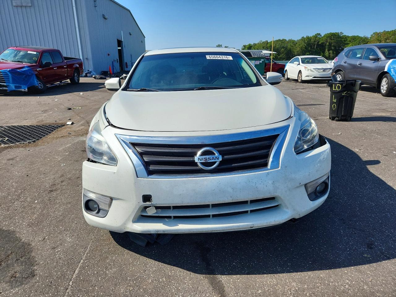 2013 Nissan Altima 2.5 White vin: 1N4AL3APXDN466428