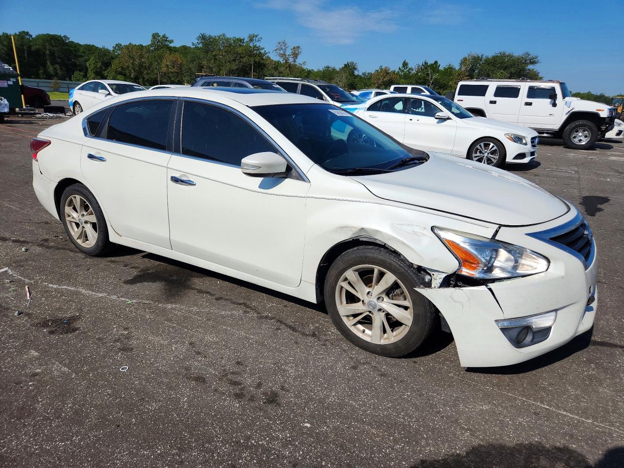 2013 Nissan Altima 2.5 White vin: 1N4AL3APXDN466428