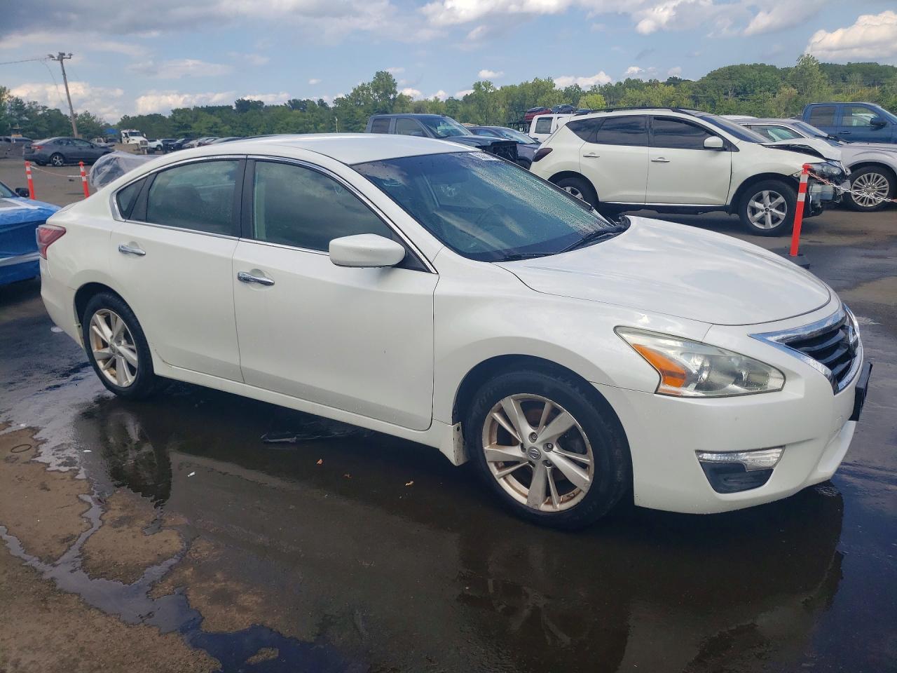 2013 Nissan Altima 2.5 White vin: 1N4AL3APXDN468213