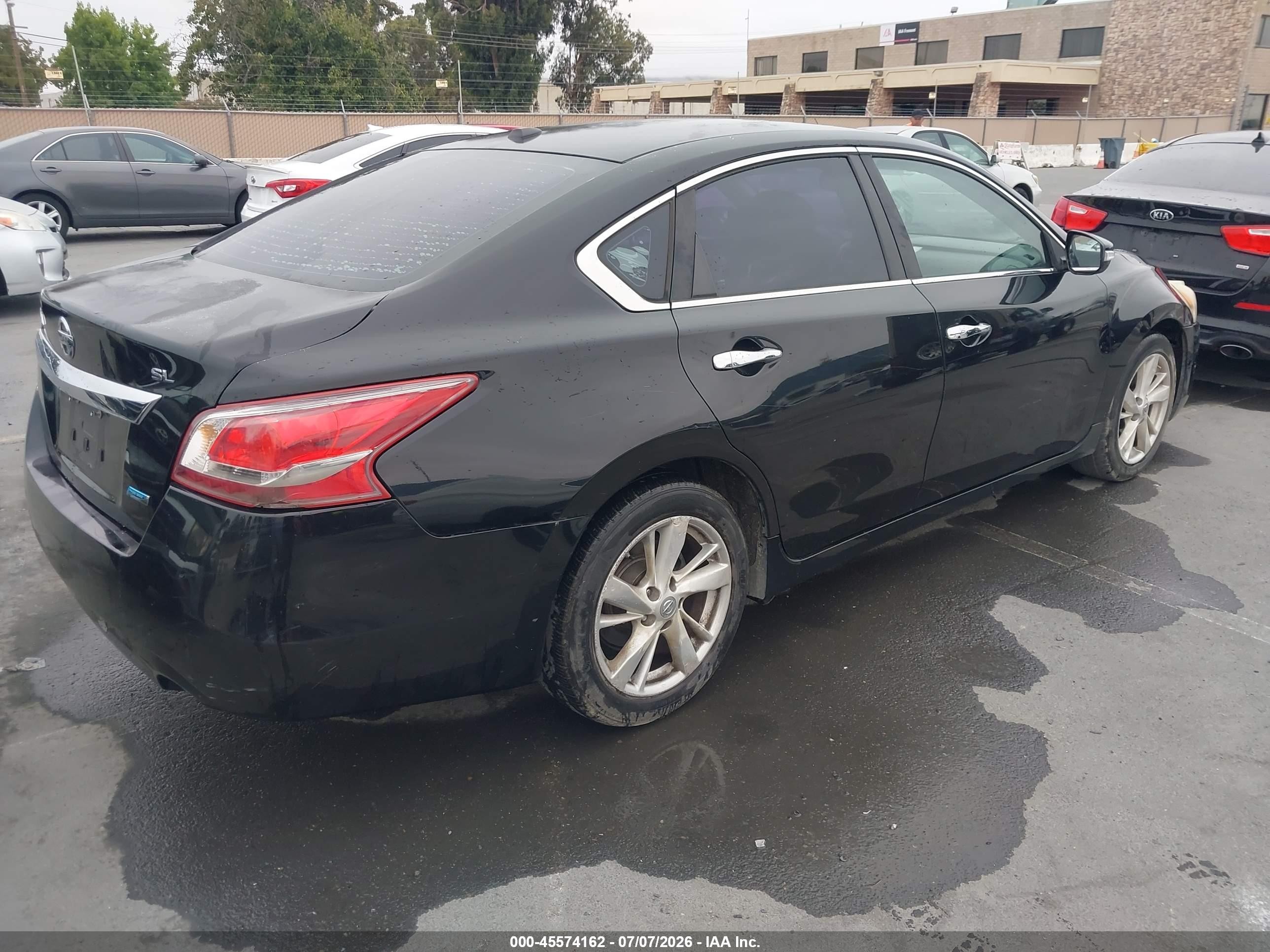 2013 Nissan Altima 2.5 Sl Black vin: 1N4AL3APXDN468504