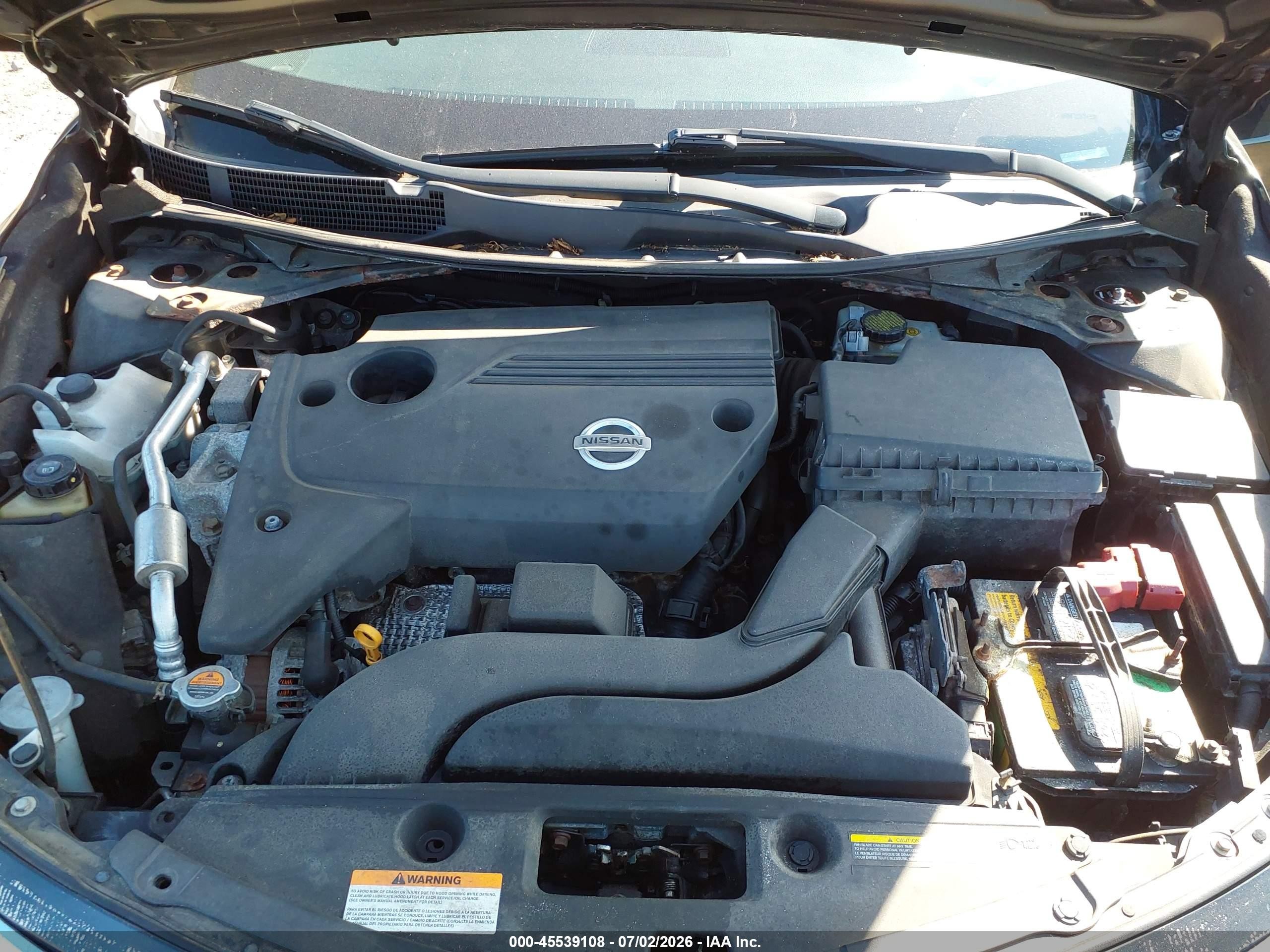 2013 Nissan Altima 2.5 Sl Black vin: 1N4AL3APXDN472164