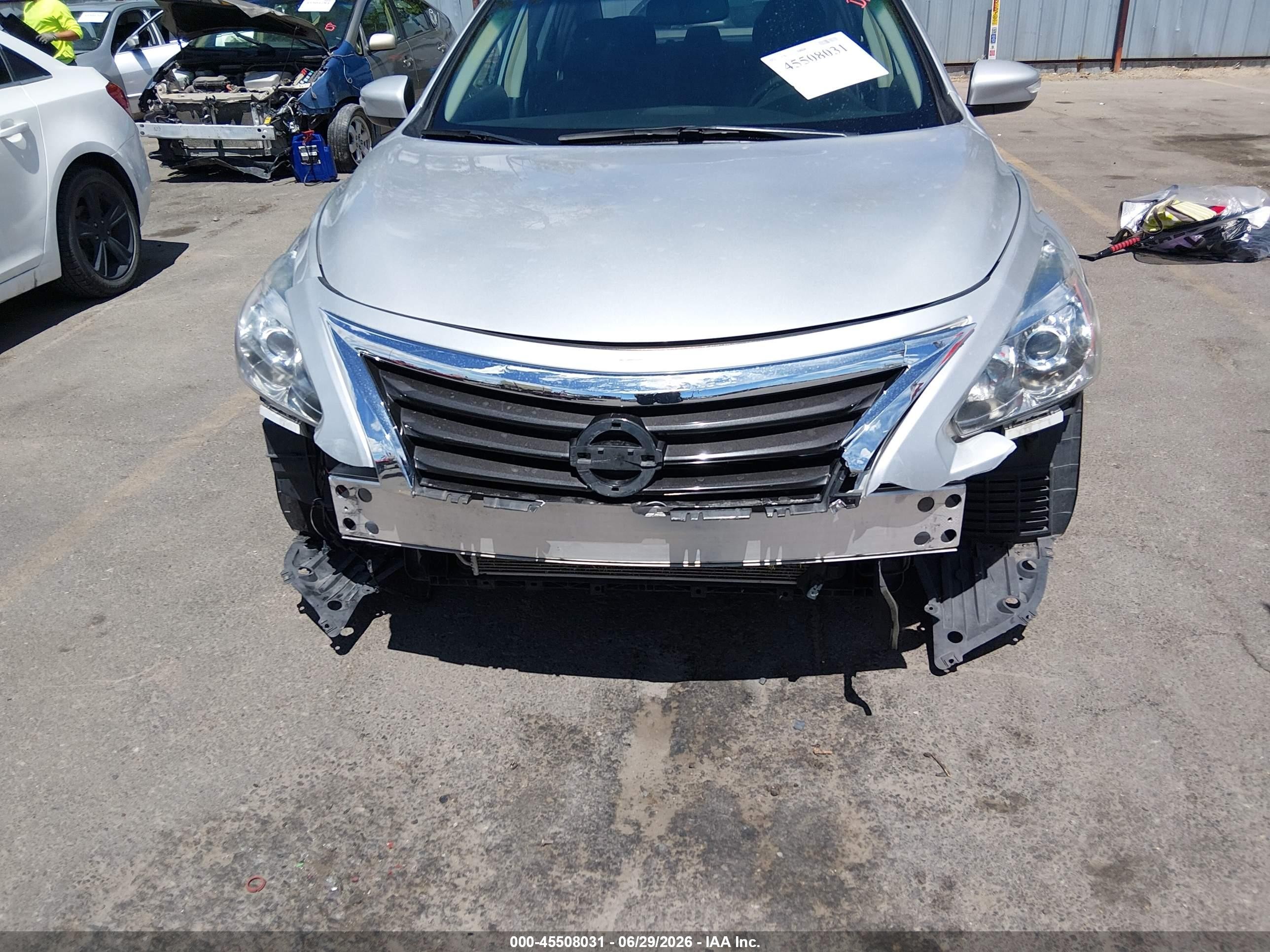 2013 Nissan Altima 2.5 Sl Silver vin: 1N4AL3APXDN473427