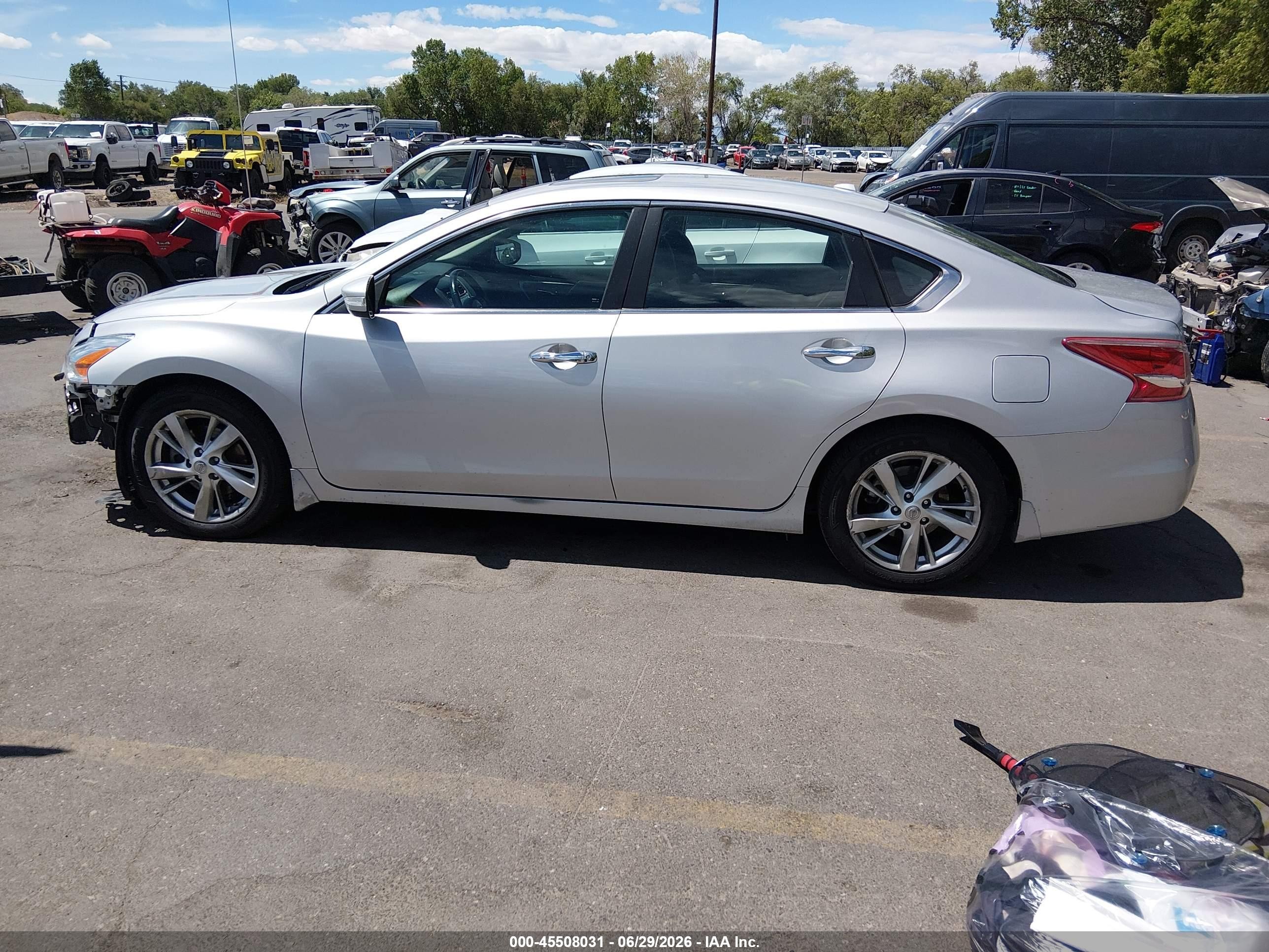 2013 Nissan Altima 2.5 Sl Silver vin: 1N4AL3APXDN473427