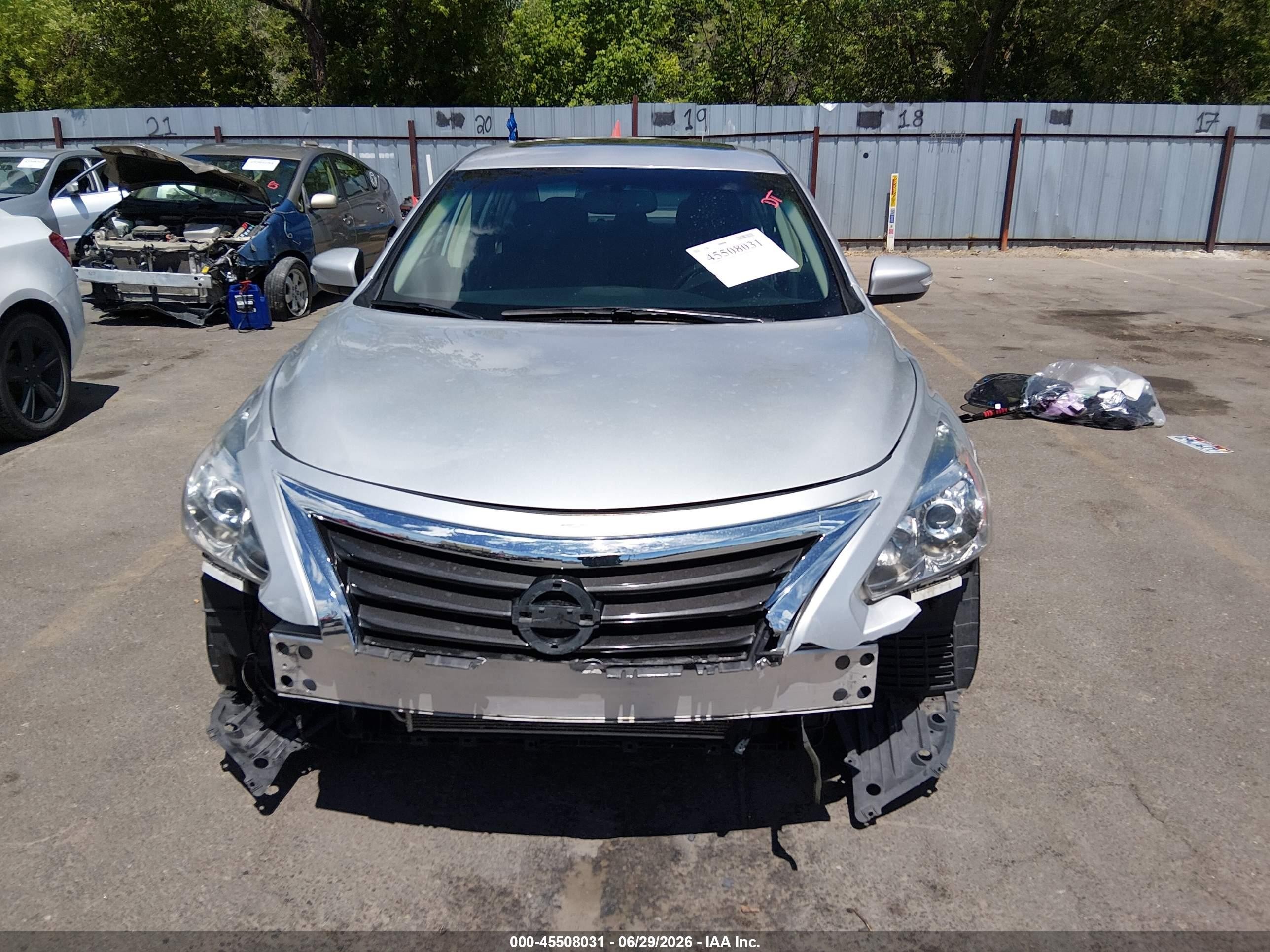 2013 Nissan Altima 2.5 Sl Silver vin: 1N4AL3APXDN473427