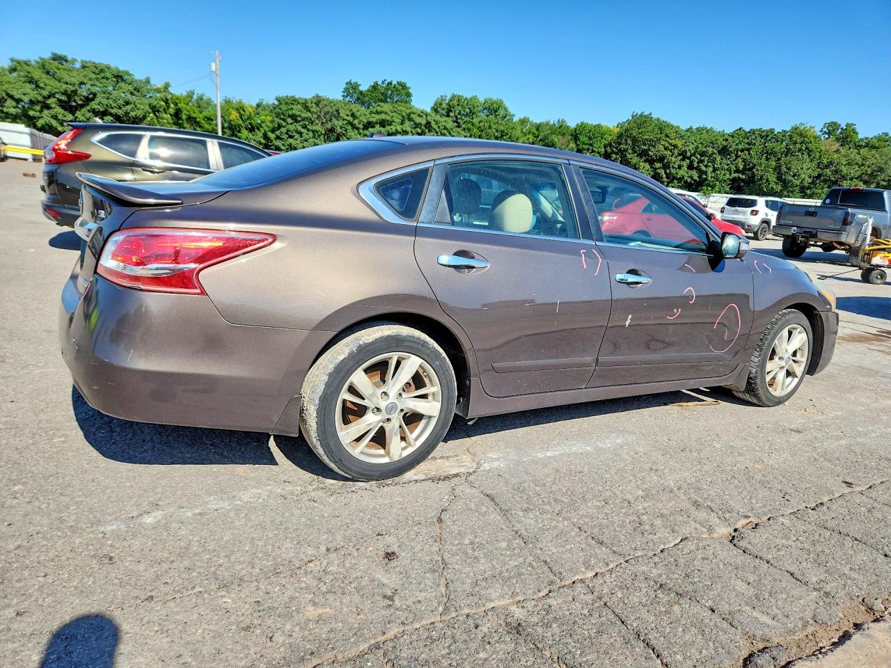 2013 Nissan Altima 2.5 White vin: 1N4AL3APXDN478983