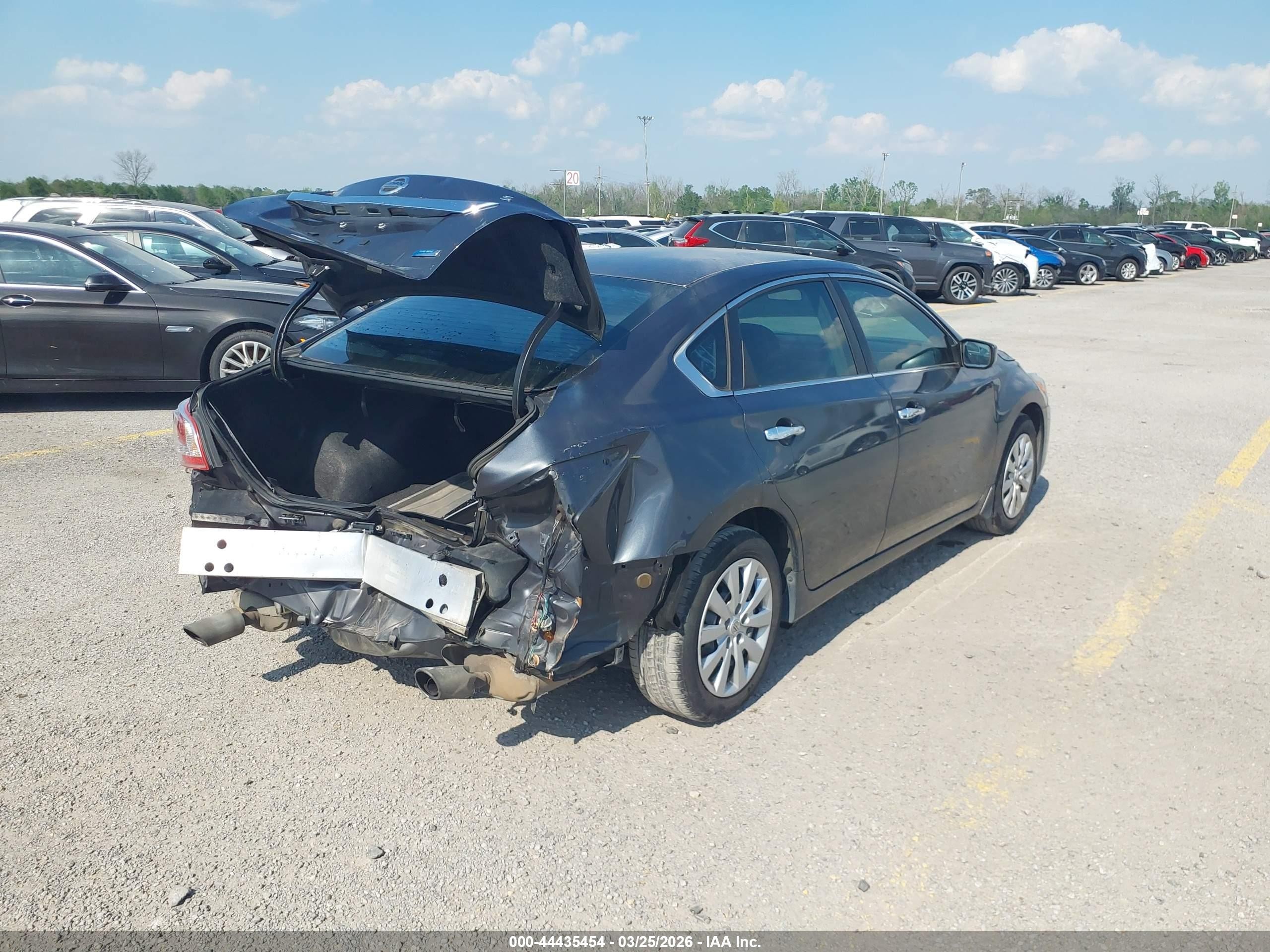 2013 Nissan Altima 2.5 S Gray vin: 1N4AL3APXDN480474