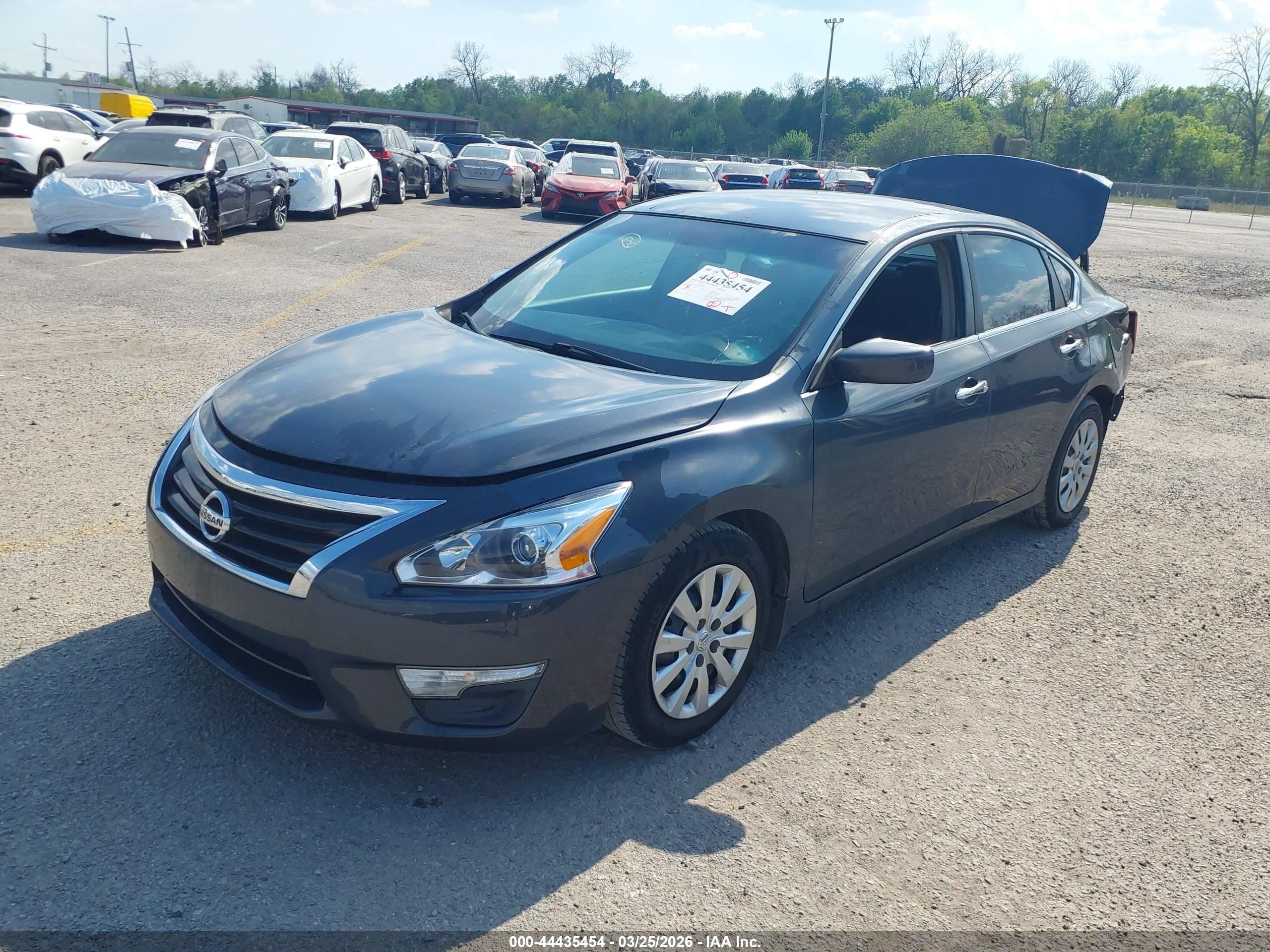 2013 Nissan Altima 2.5 S Gray vin: 1N4AL3APXDN480474