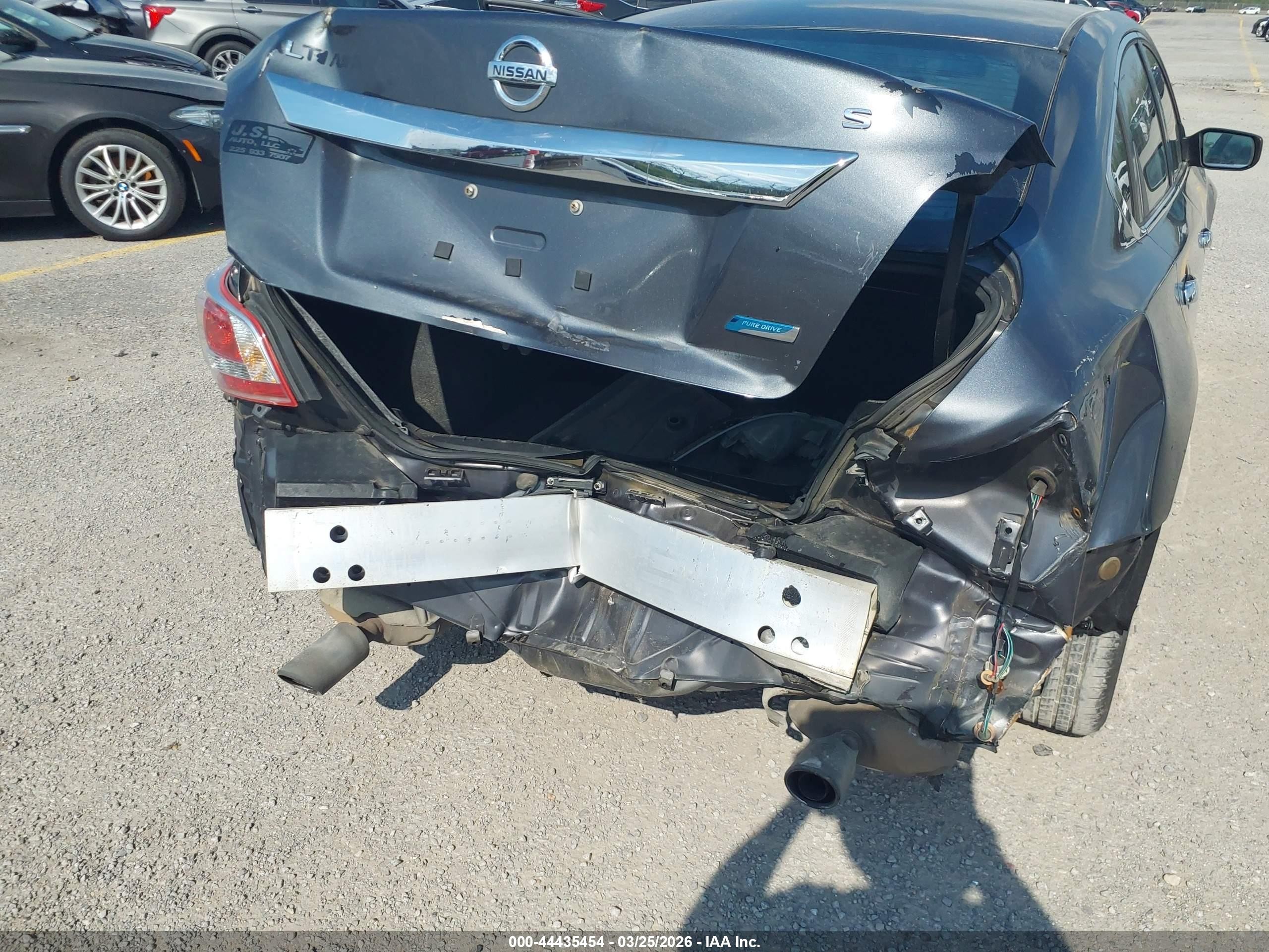 2013 Nissan Altima 2.5 S Gray vin: 1N4AL3APXDN480474