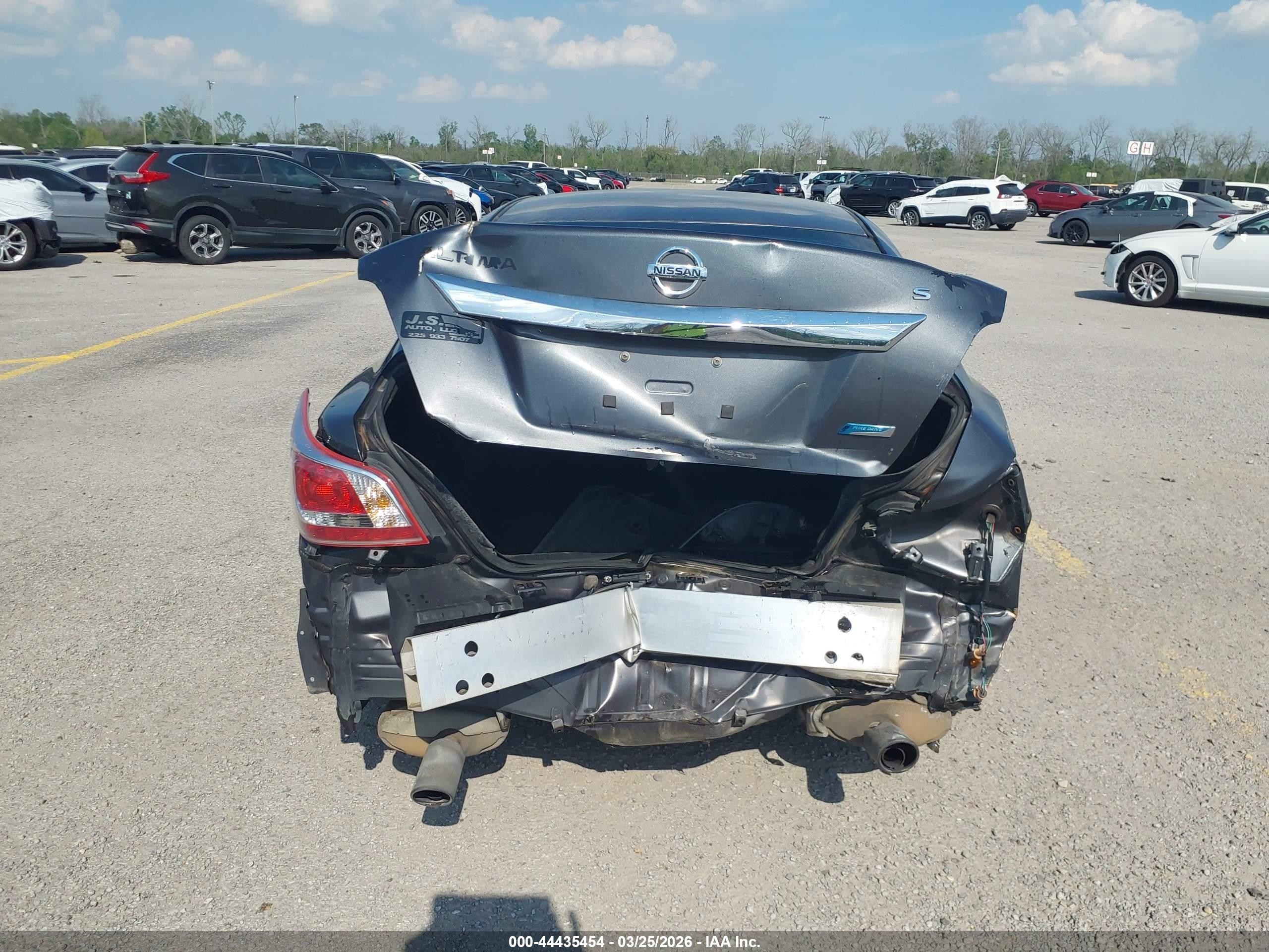 2013 Nissan Altima 2.5 S Gray vin: 1N4AL3APXDN480474