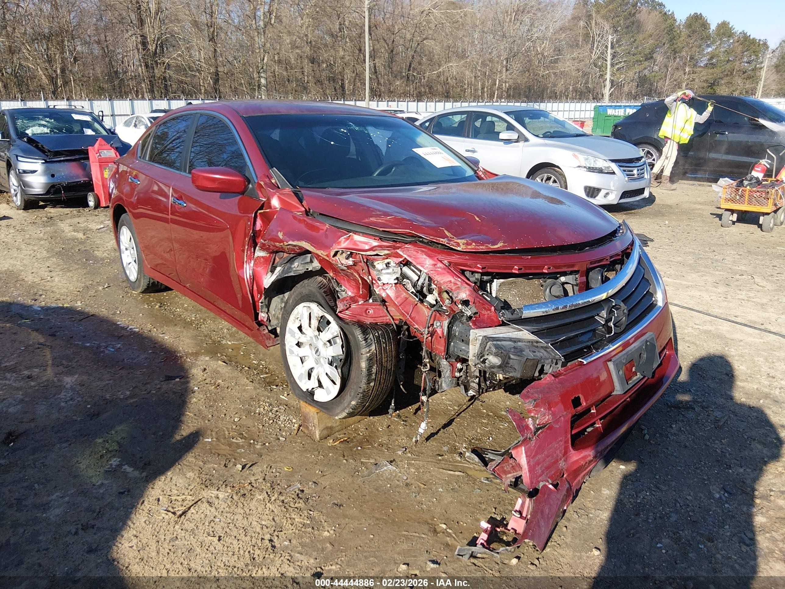2013 Nissan Altima 2.5 S Maroon vin: 1N4AL3APXDN487084