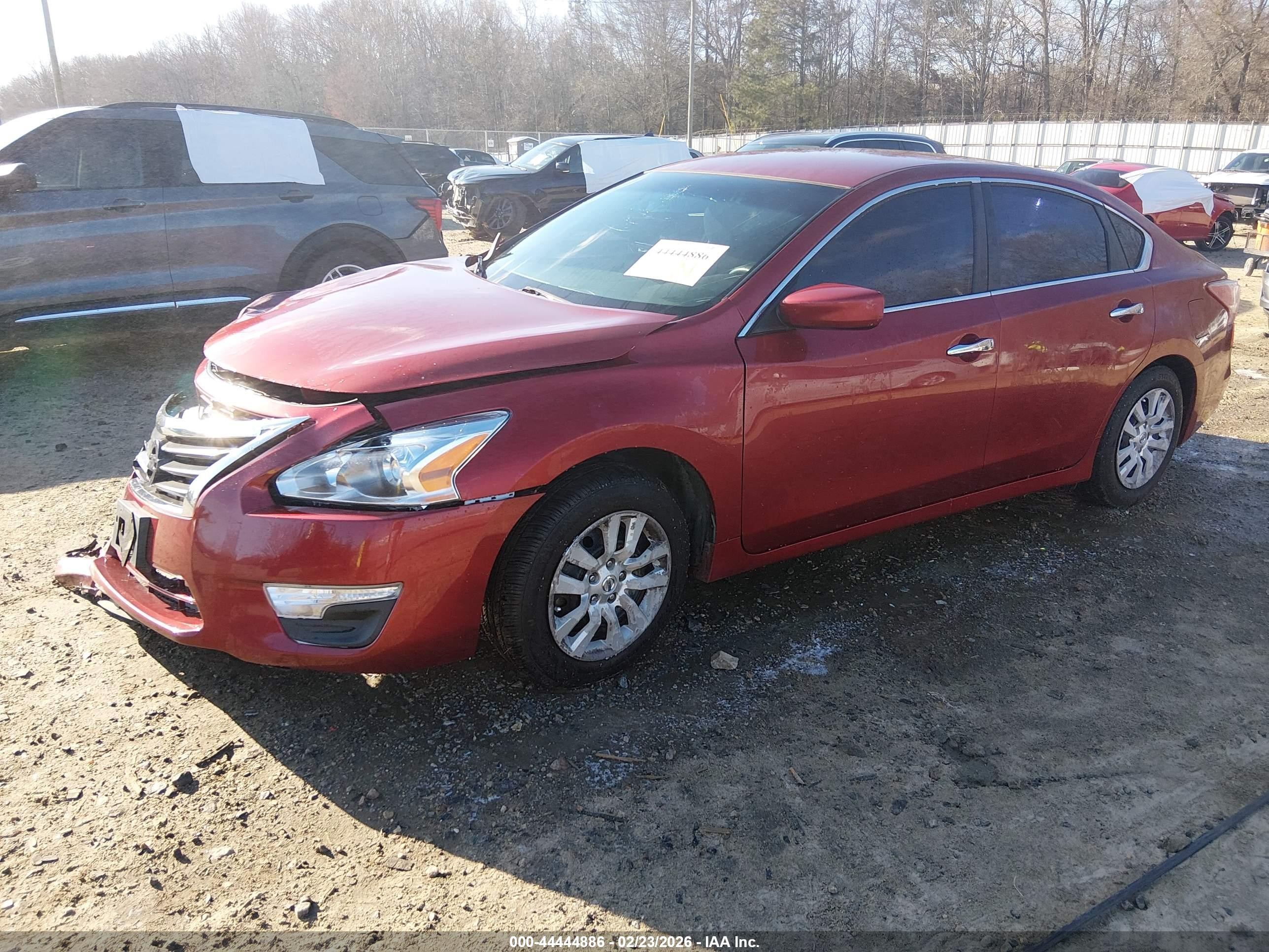 2013 Nissan Altima 2.5 S Maroon vin: 1N4AL3APXDN487084