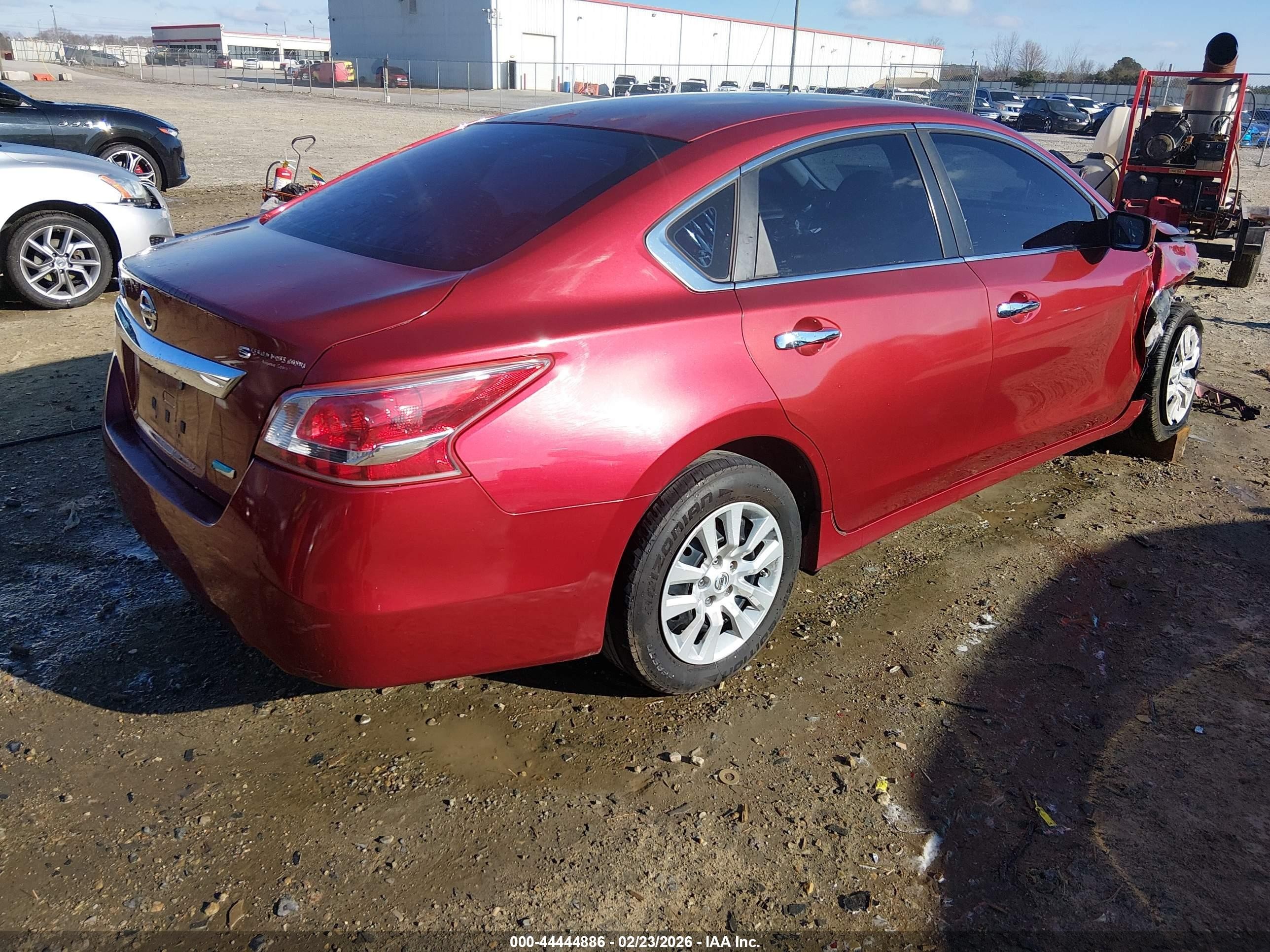 2013 Nissan Altima 2.5 S Maroon vin: 1N4AL3APXDN487084