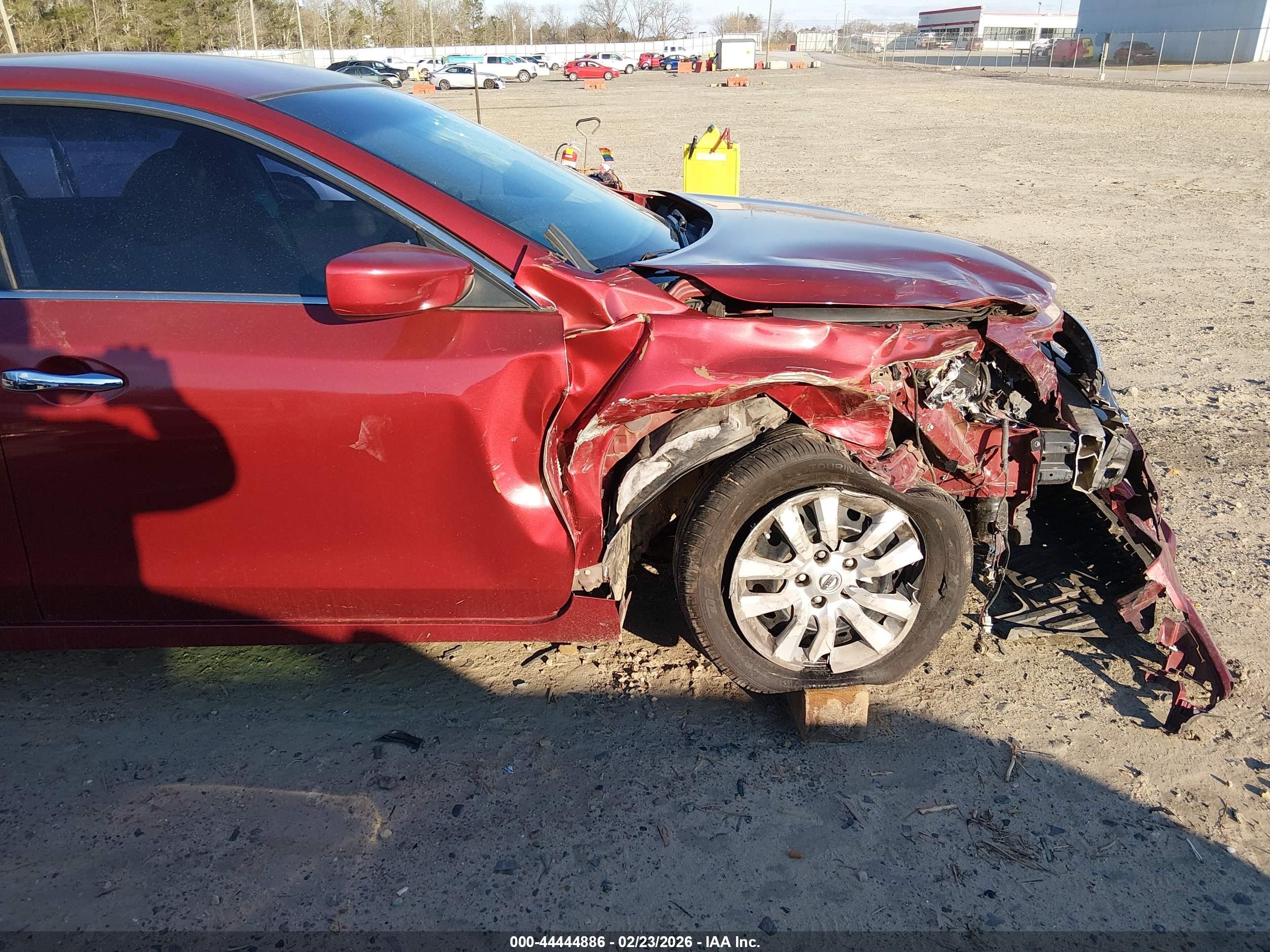 2013 Nissan Altima 2.5 S Maroon vin: 1N4AL3APXDN487084