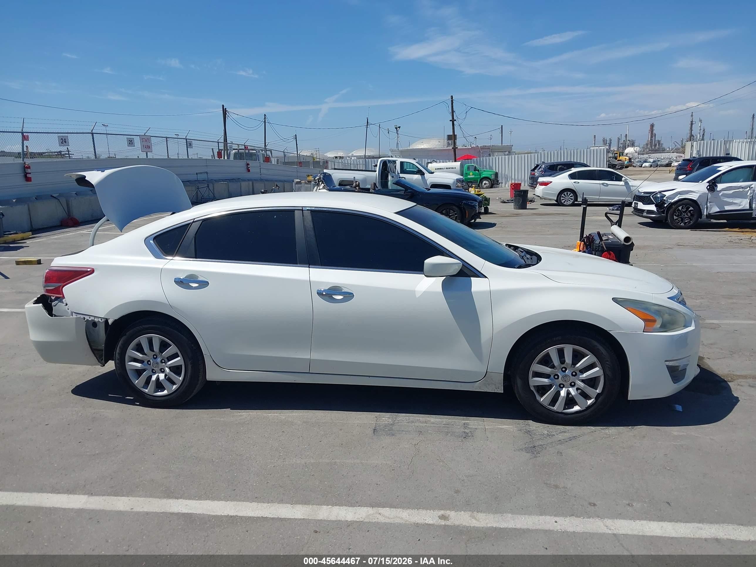 2013 Nissan Altima 2.5 S White vin: 1N4AL3APXDN488056