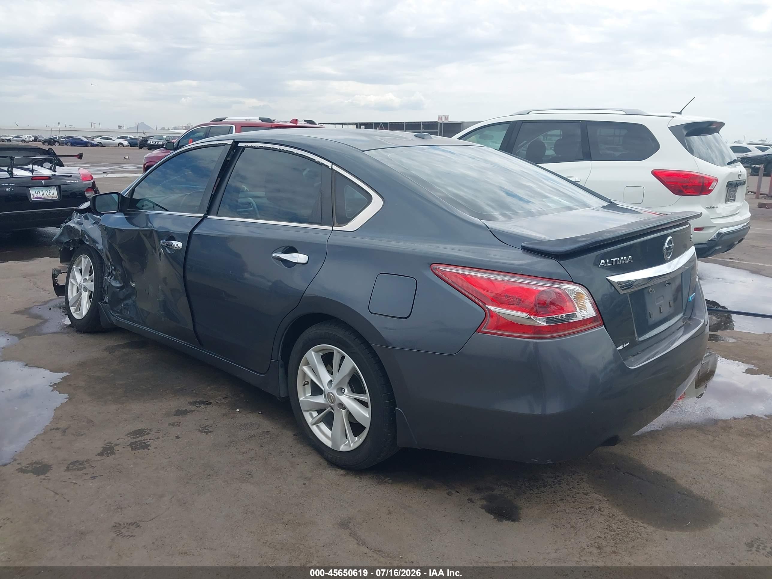 2013 Nissan Altima 2.5 Sv Gray vin: 1N4AL3APXDN489126