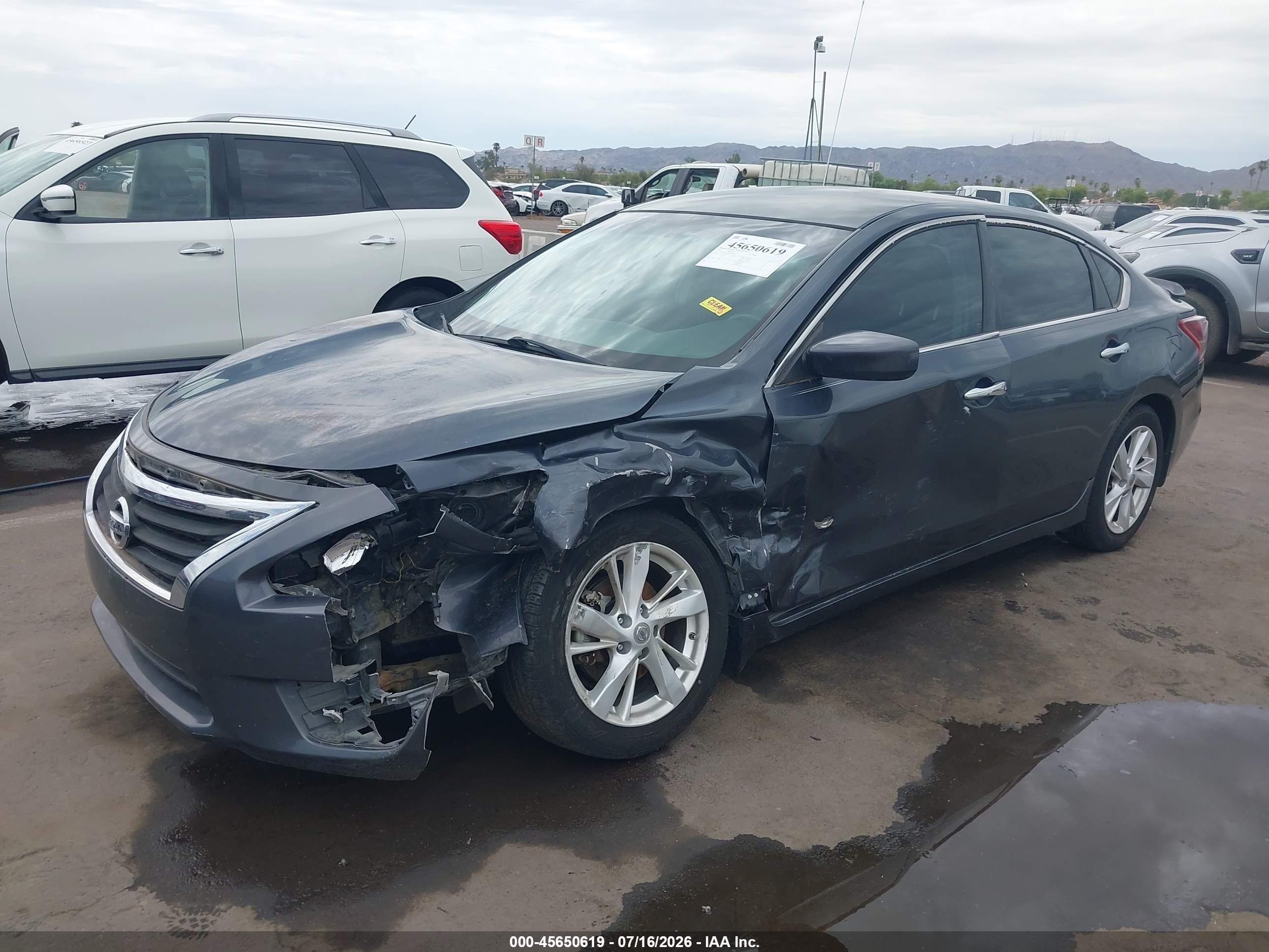 2013 Nissan Altima 2.5 Sv Gray vin: 1N4AL3APXDN489126