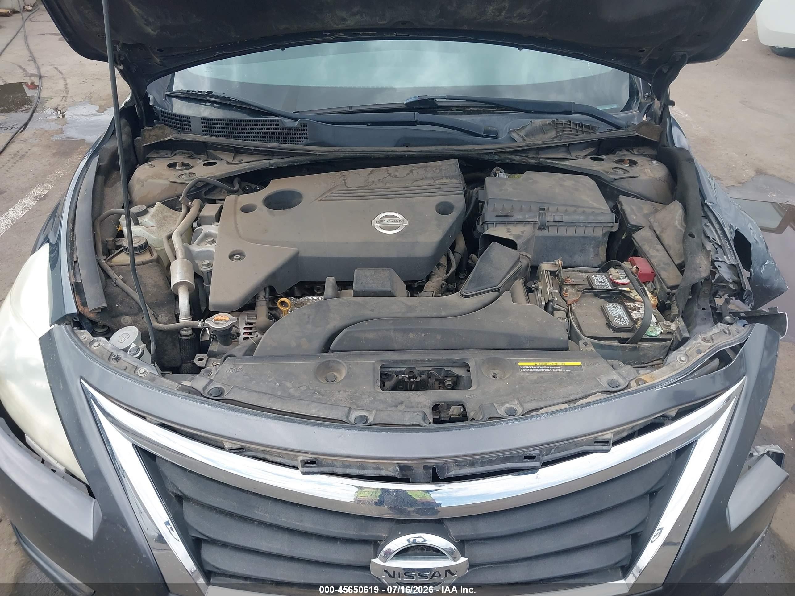 2013 Nissan Altima 2.5 Sv Gray vin: 1N4AL3APXDN489126