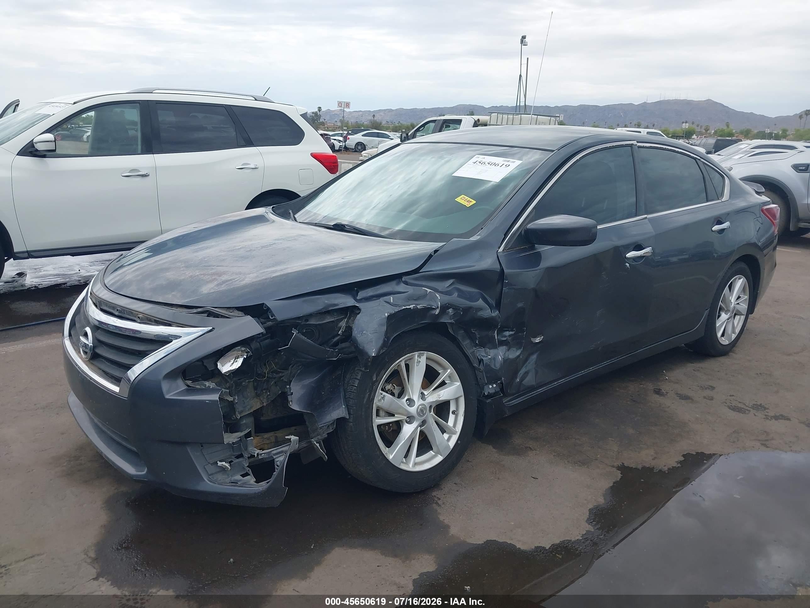 2013 Nissan Altima 2.5 Sv Gray vin: 1N4AL3APXDN489126
