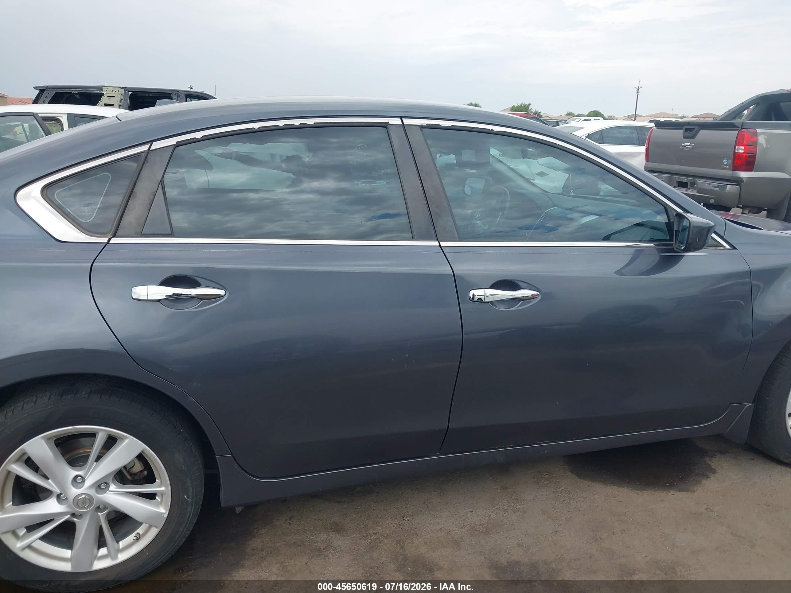 2013 Nissan Altima 2.5 Sv Gray vin: 1N4AL3APXDN489126