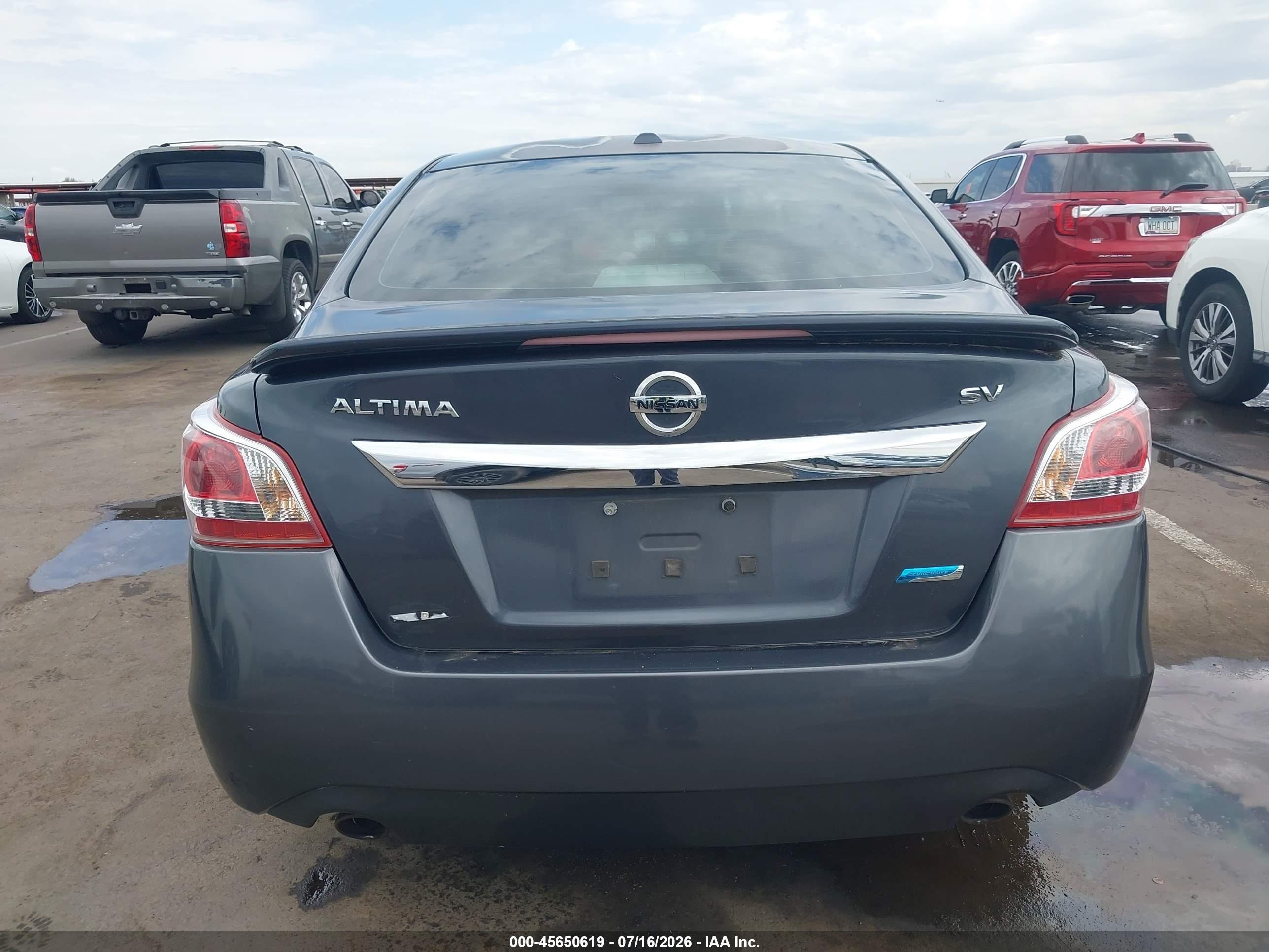2013 Nissan Altima 2.5 Sv Gray vin: 1N4AL3APXDN489126