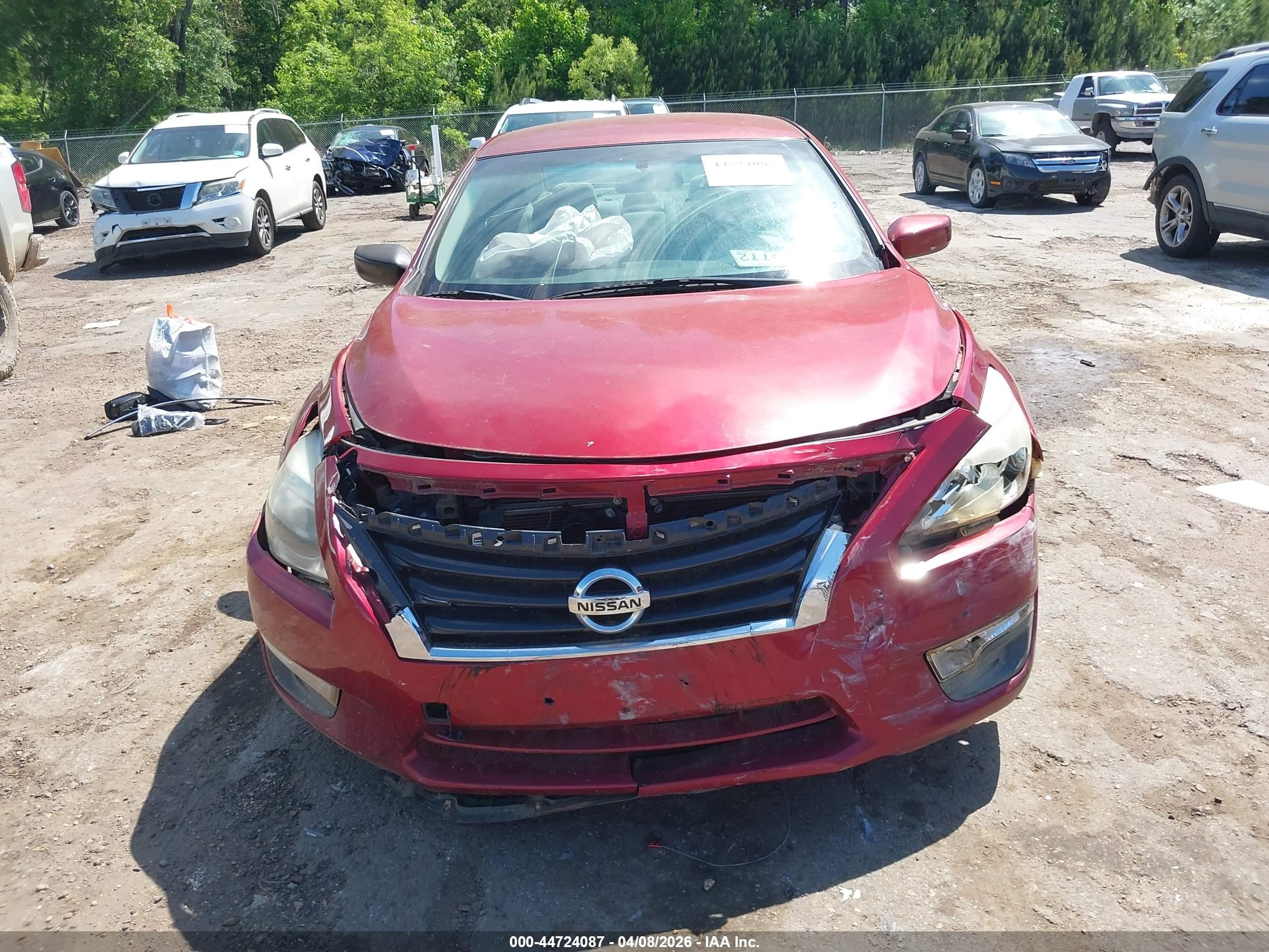 2013 Nissan Altima 2.5 S Red vin: 1N4AL3APXDN526403