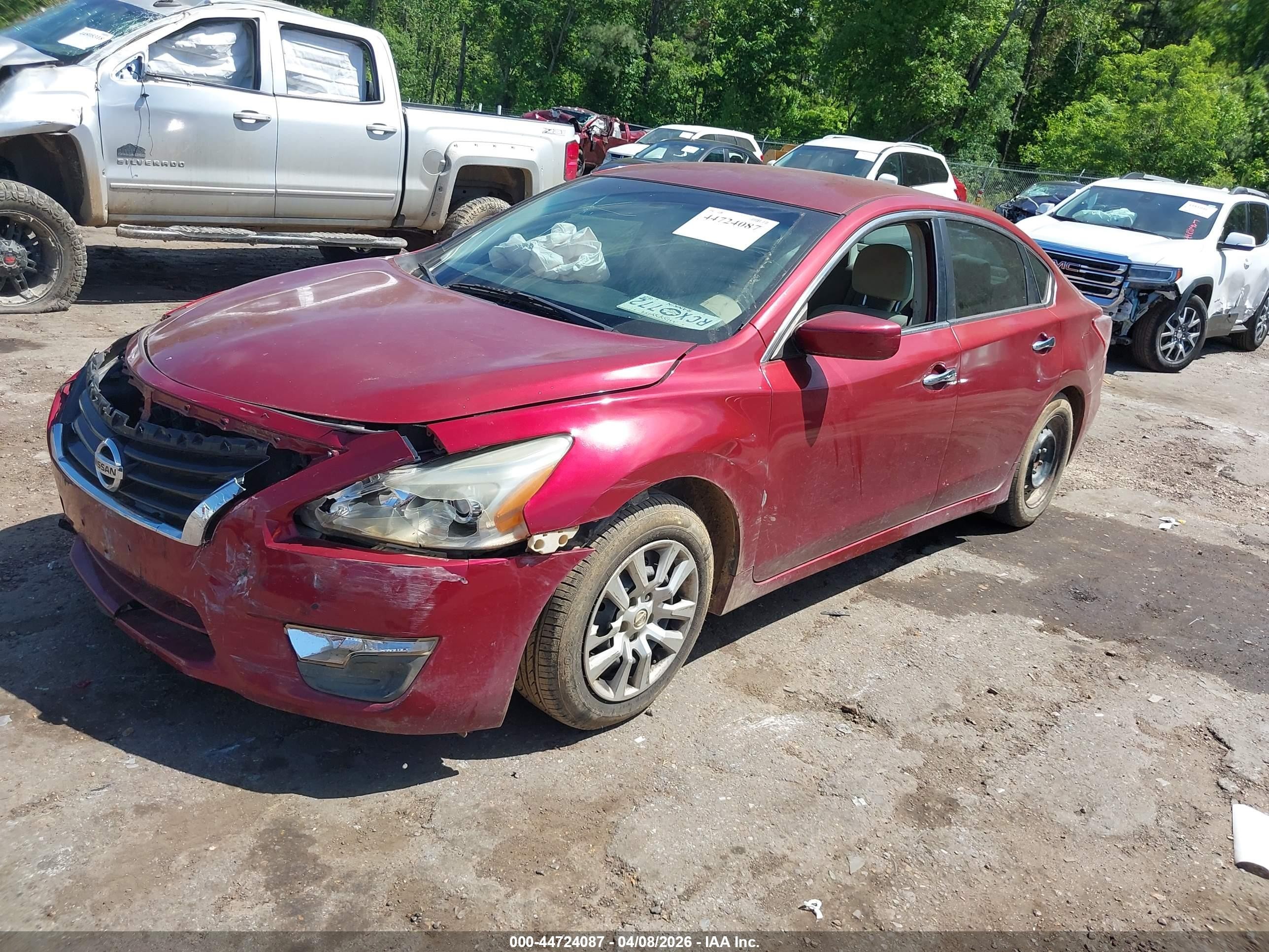 2013 Nissan Altima 2.5 S Red vin: 1N4AL3APXDN526403