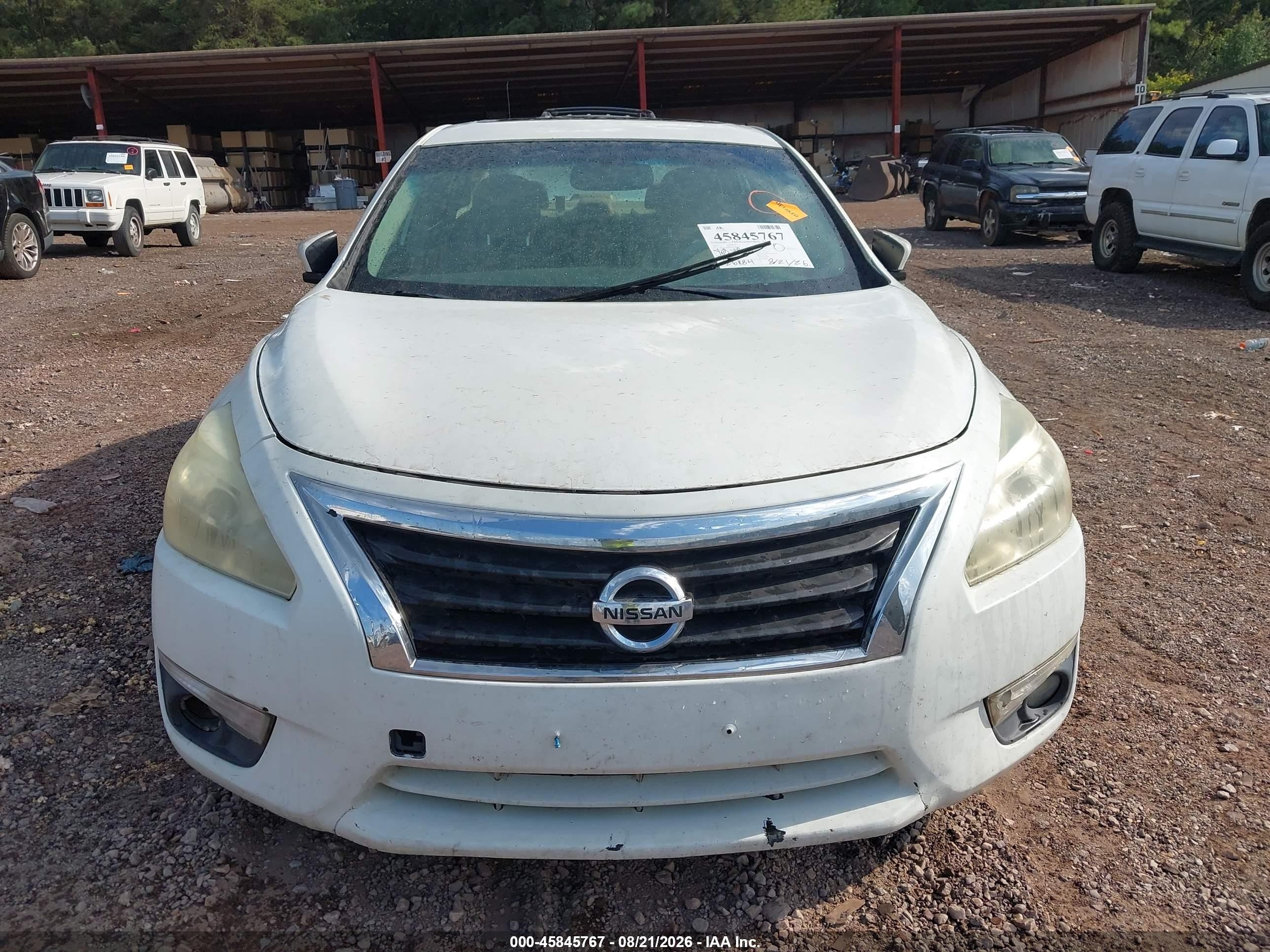 2013 Nissan Altima 2.5 Sl White vin: 1N4AL3APXDN528667