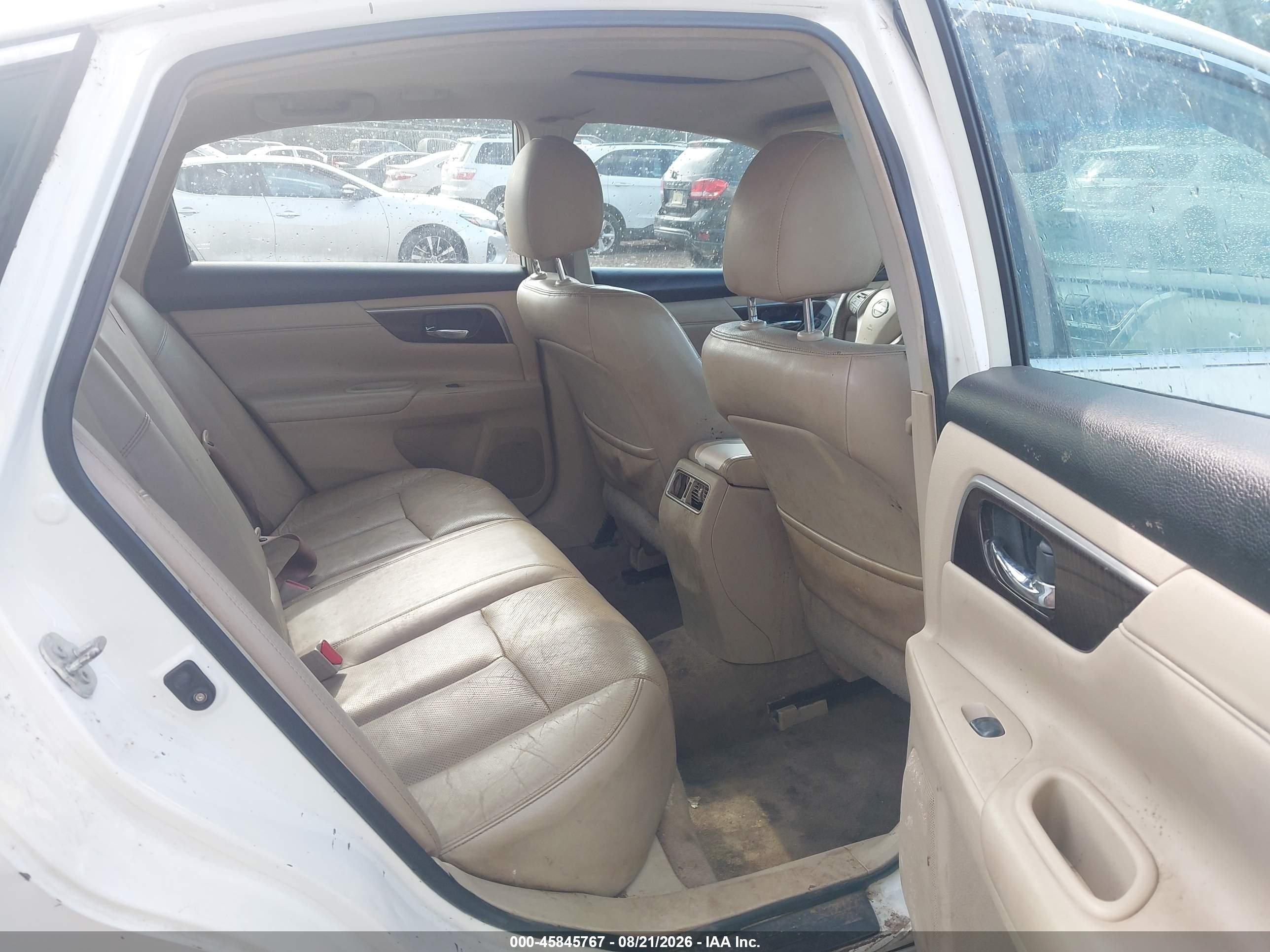 2013 Nissan Altima 2.5 Sl White vin: 1N4AL3APXDN528667