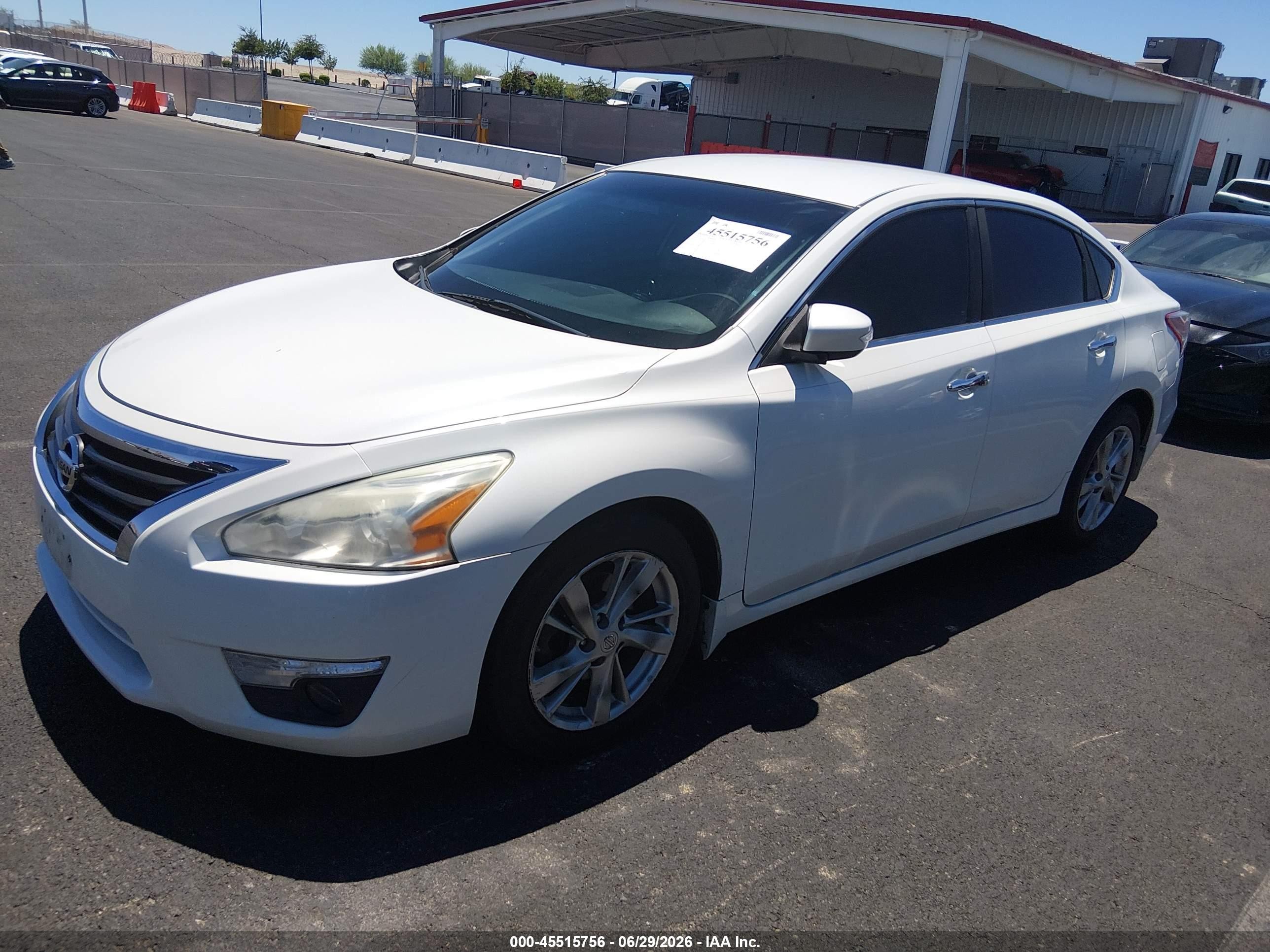 2013 Nissan Altima 2.5 Sl White vin: 1N4AL3APXDN530838