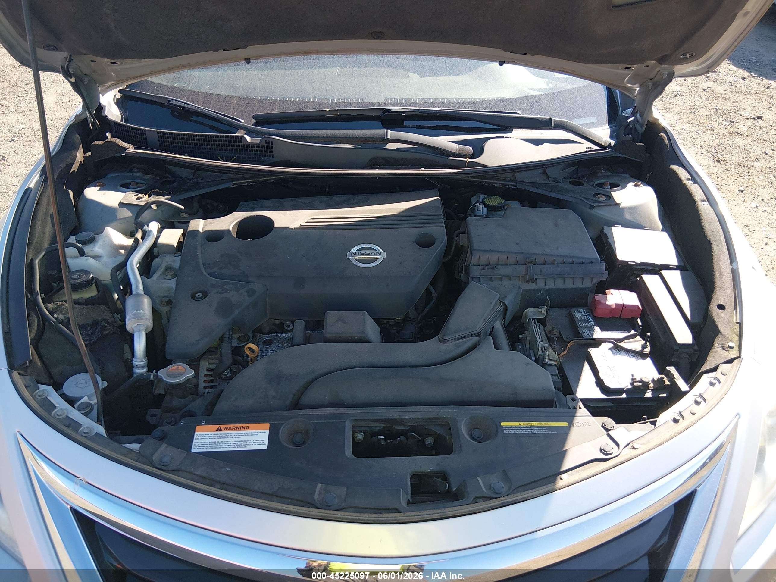 2013 Nissan Altima 2.5 S Silver vin: 1N4AL3APXDN535277