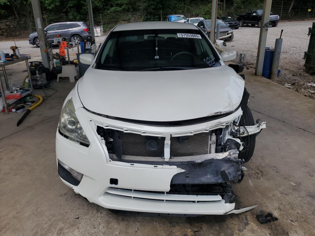 2013 Nissan Altima 2.5 White vin: 1N4AL3APXDN540463