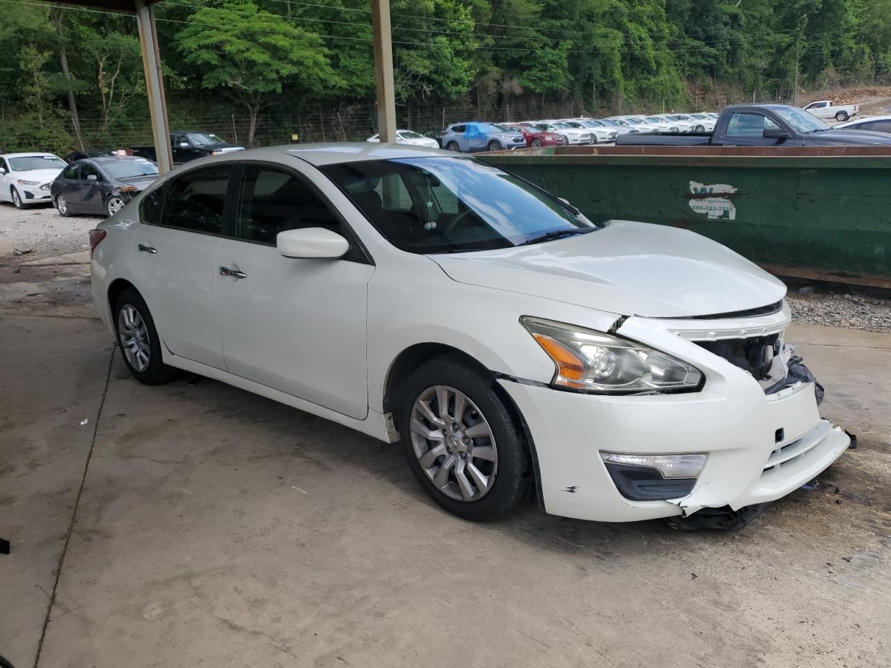 2013 Nissan Altima 2.5 White vin: 1N4AL3APXDN540463