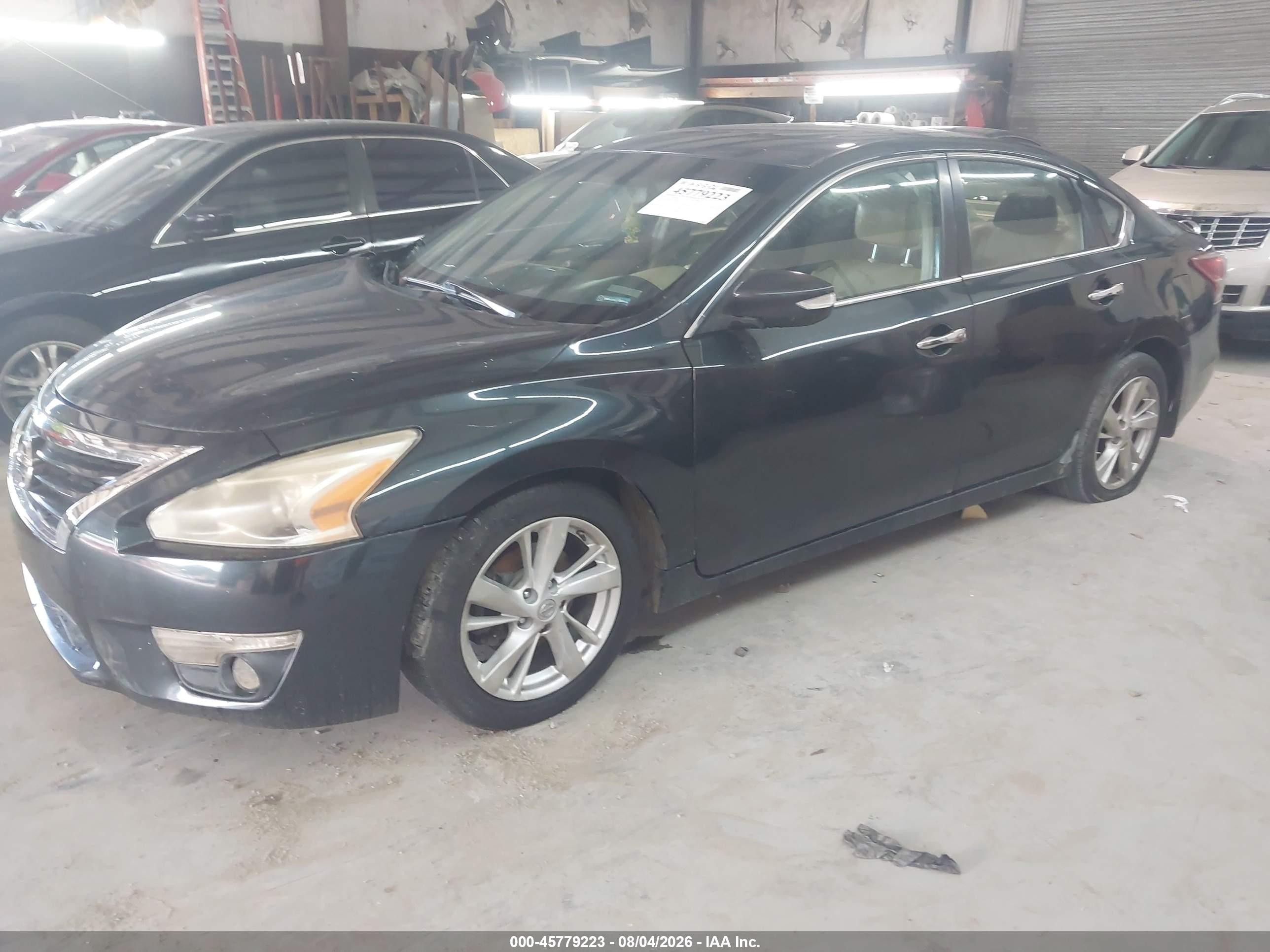 2013 Nissan Altima 2.5 Sl Black vin: 1N4AL3APXDN543430