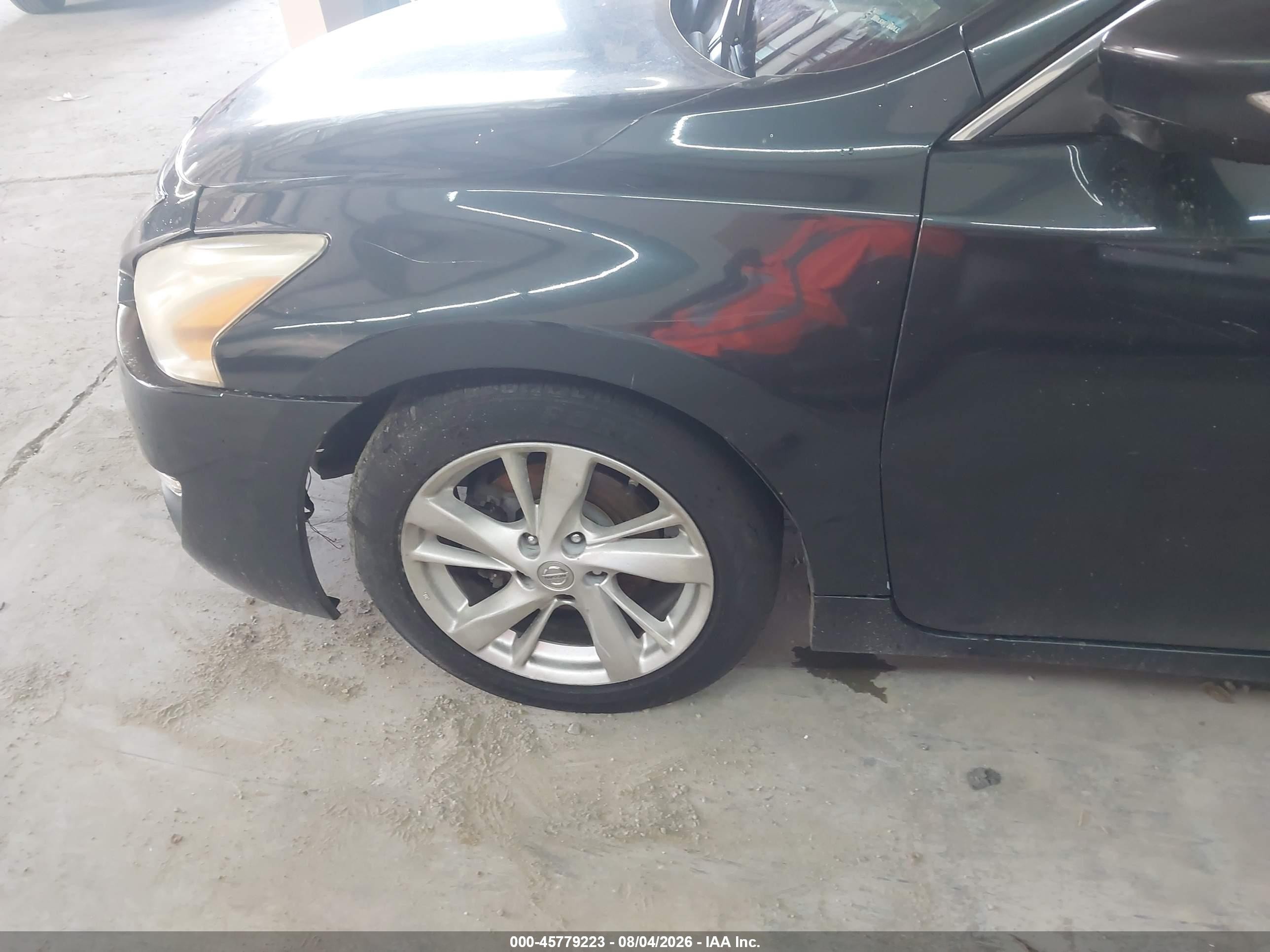 2013 Nissan Altima 2.5 Sl Black vin: 1N4AL3APXDN543430