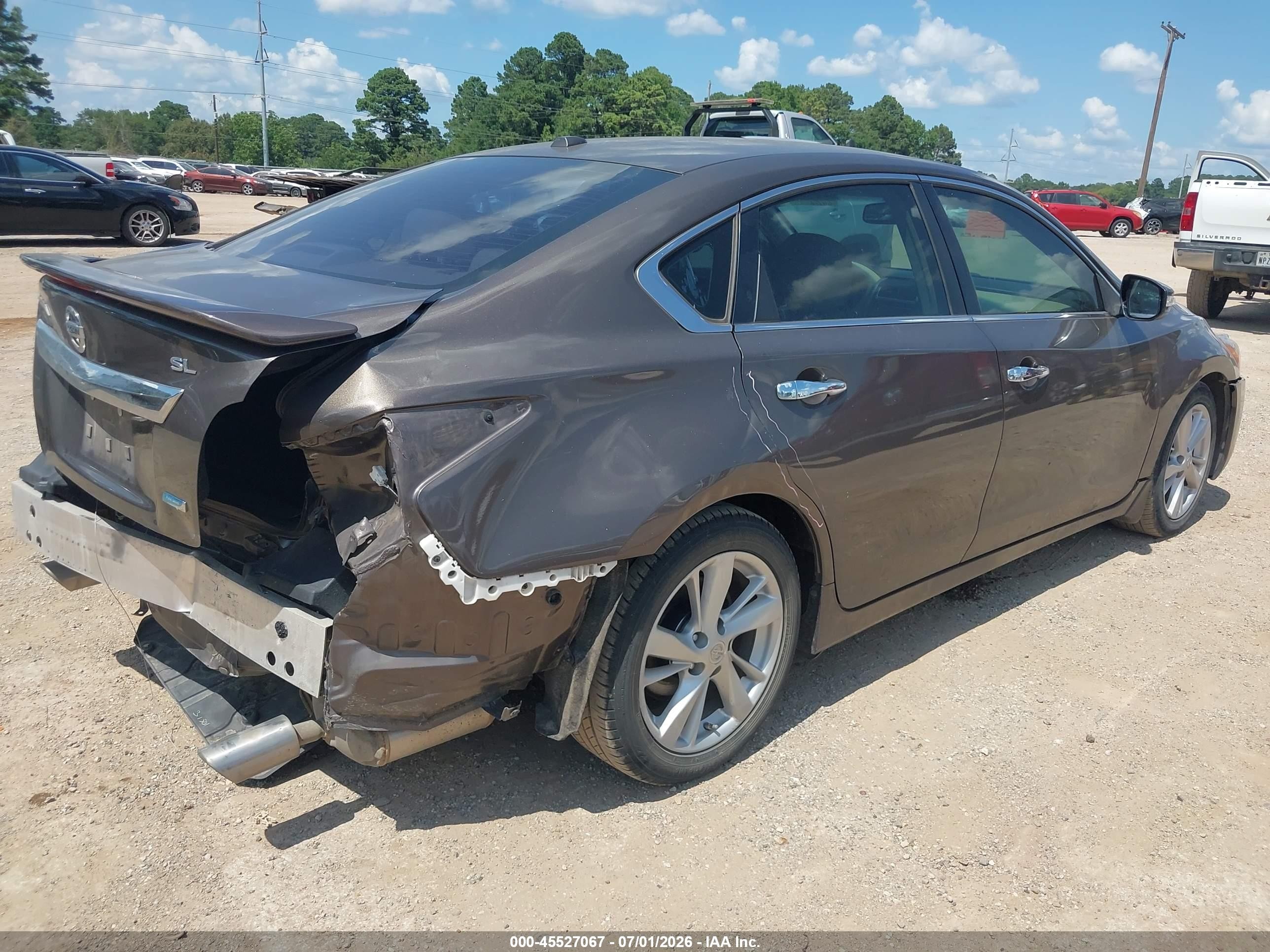 2013 Nissan Altima 2.5 Sl Brown vin: 1N4AL3APXDN559529