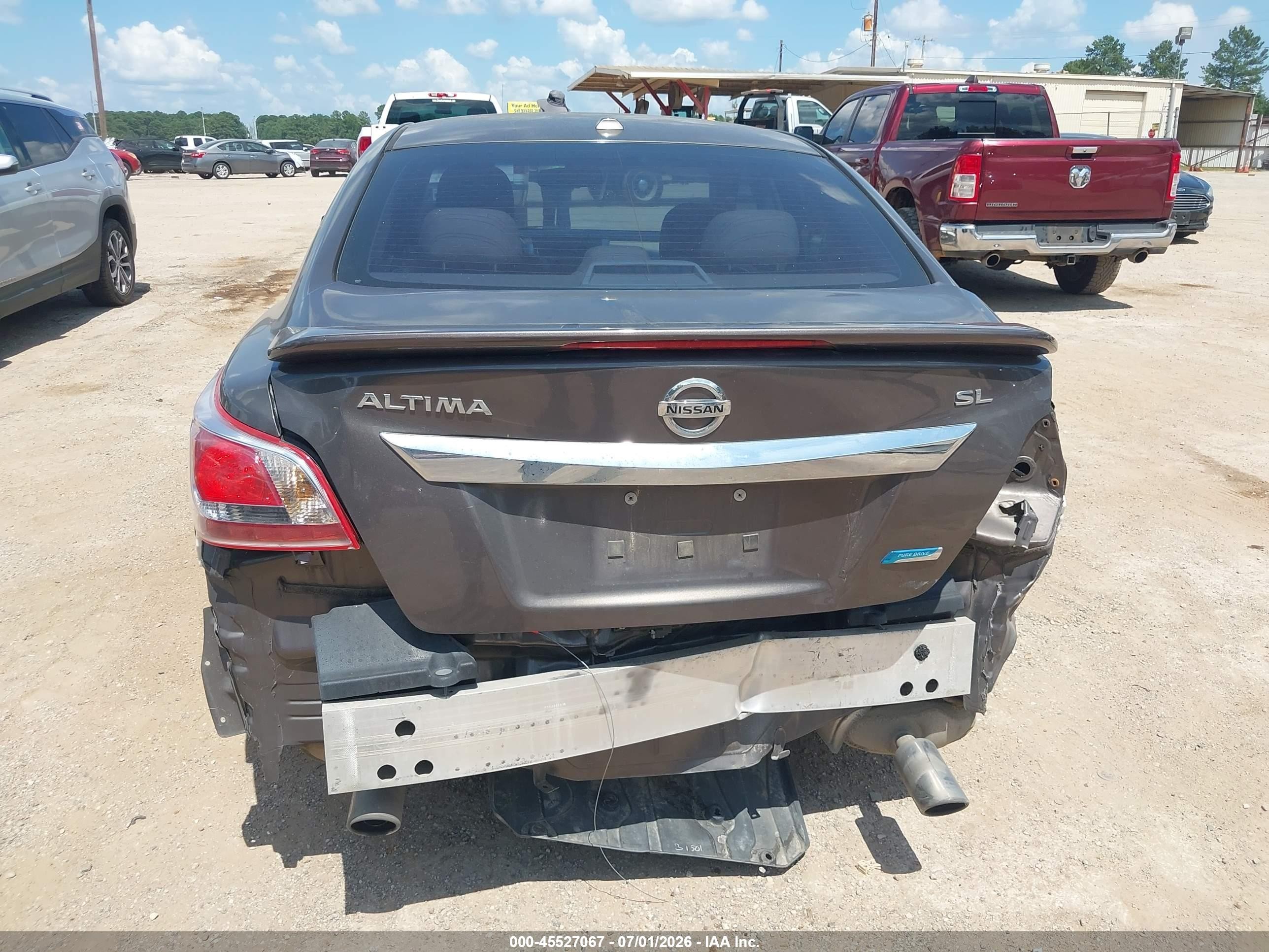 2013 Nissan Altima 2.5 Sl Brown vin: 1N4AL3APXDN559529