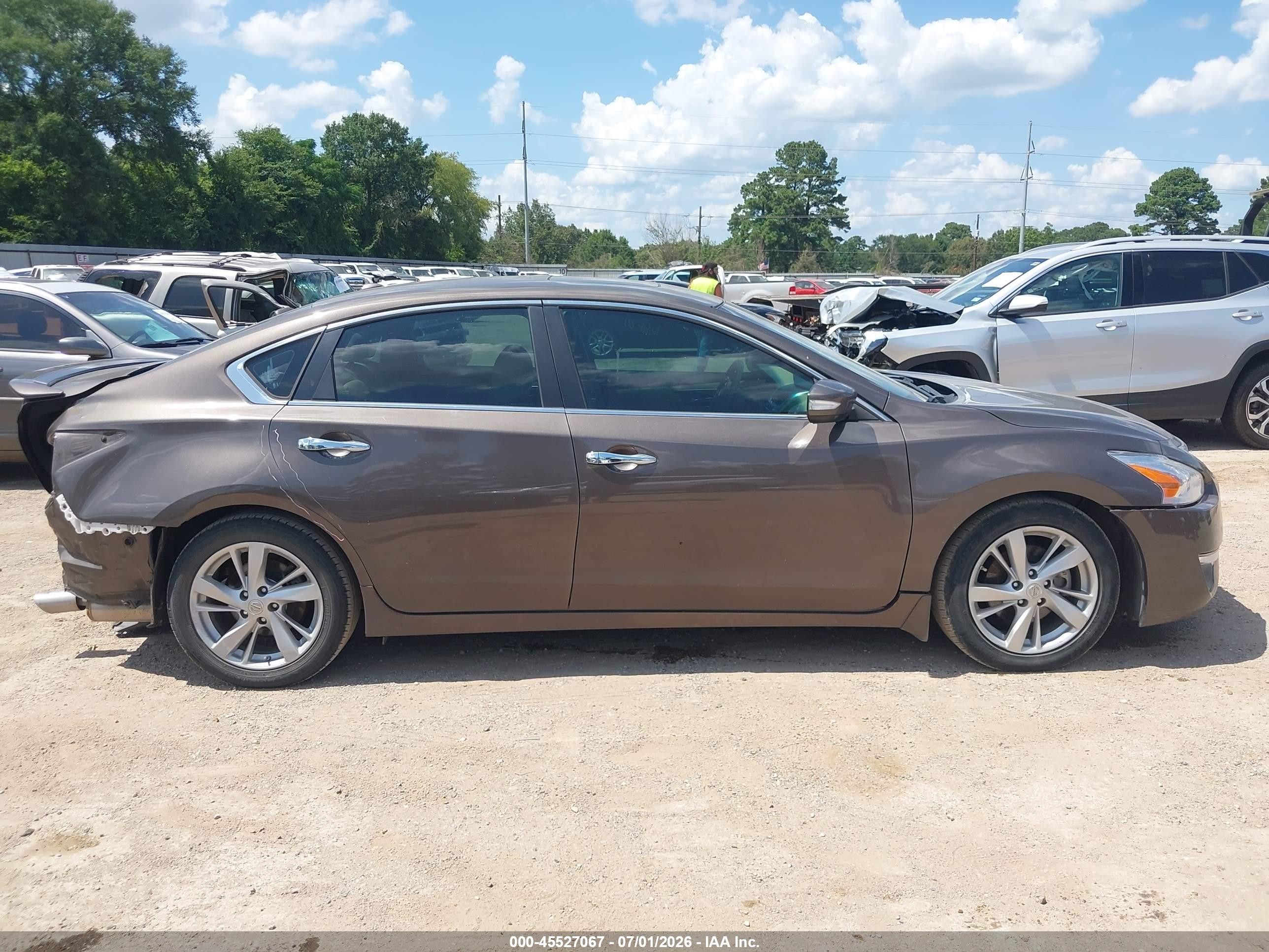 2013 Nissan Altima 2.5 Sl Brown vin: 1N4AL3APXDN559529
