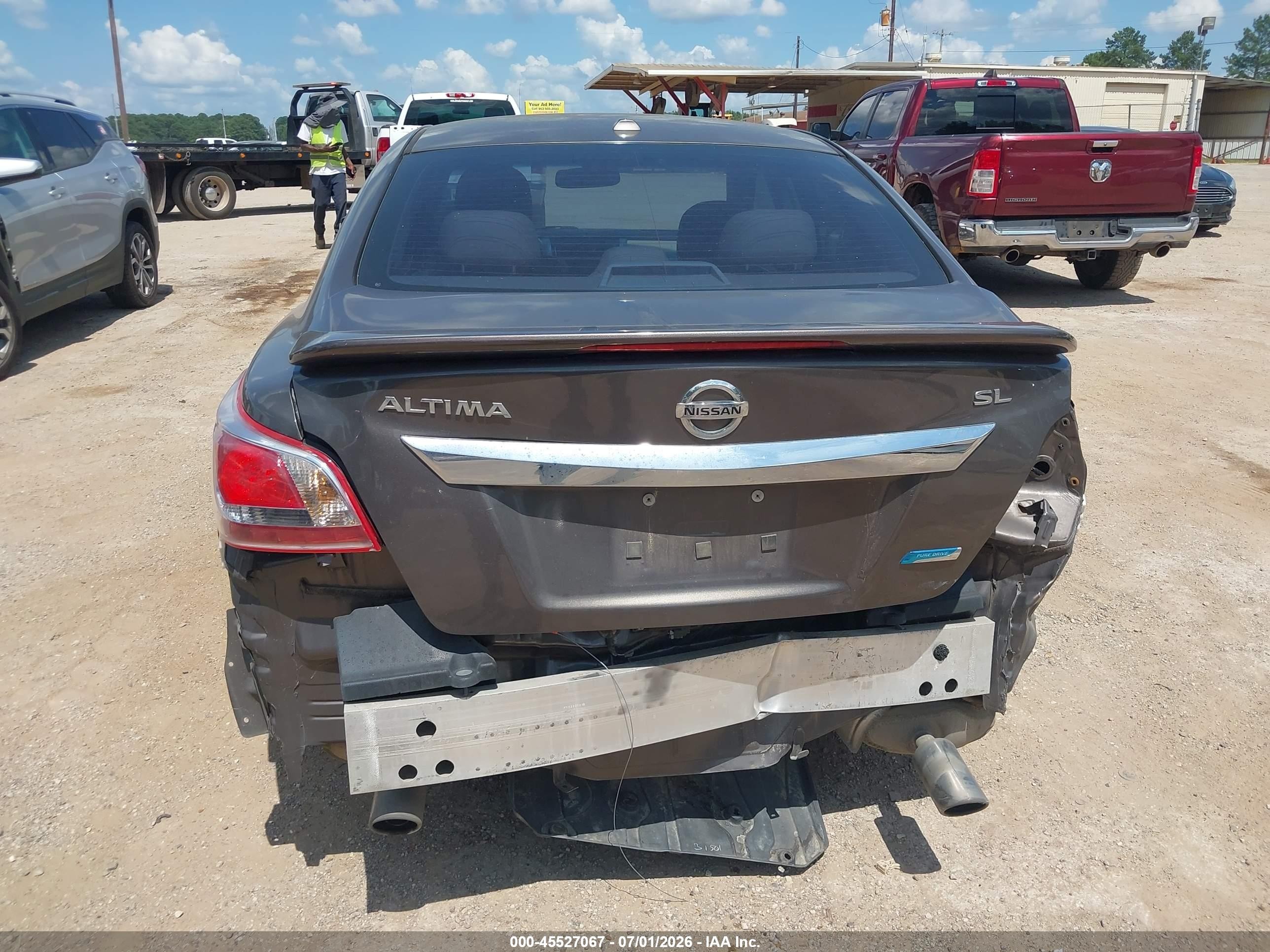 2013 Nissan Altima 2.5 Sl Brown vin: 1N4AL3APXDN559529