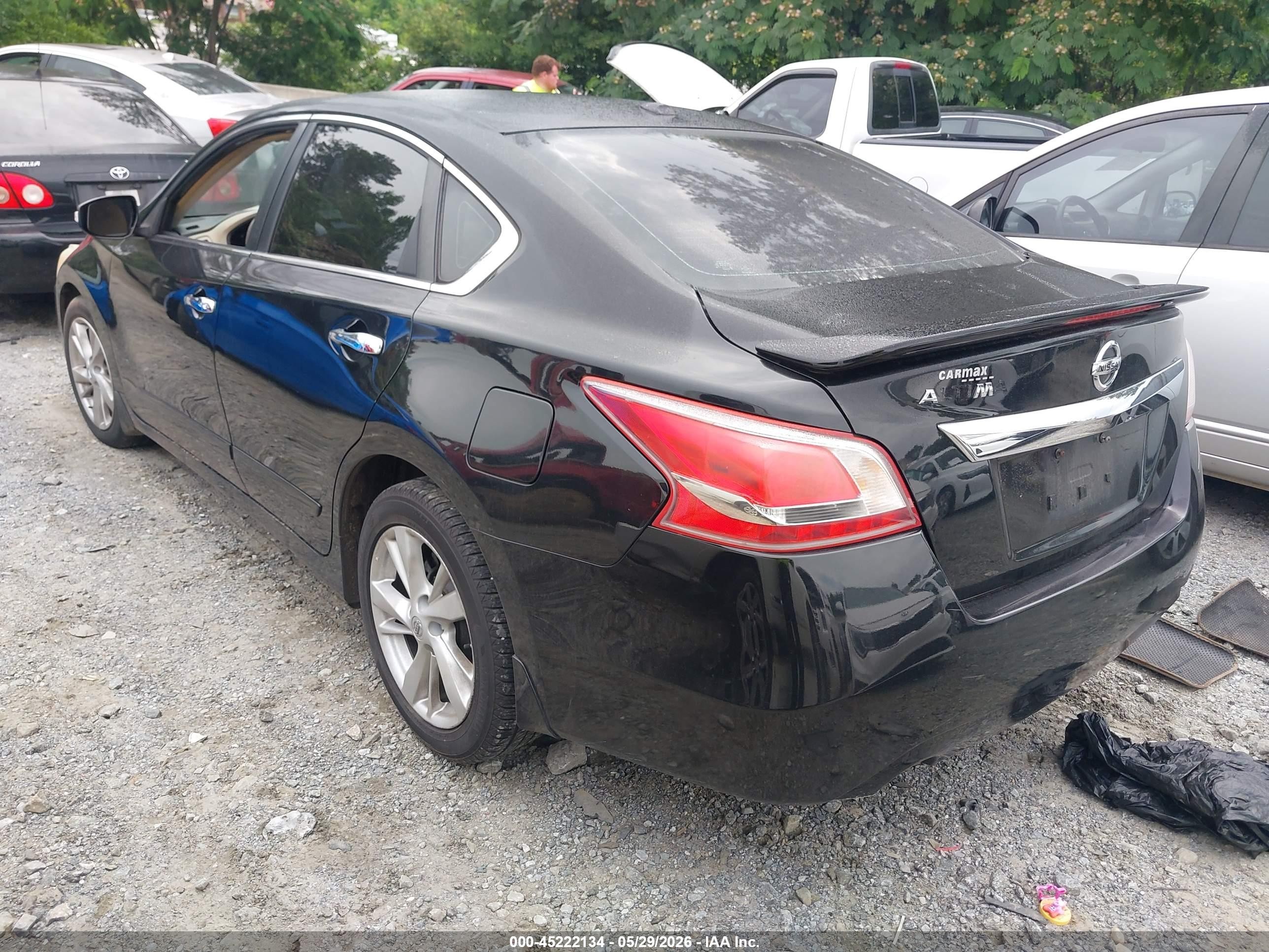 2013 Nissan Altima 2.5 Sl Black vin: 1N4AL3APXDN580784