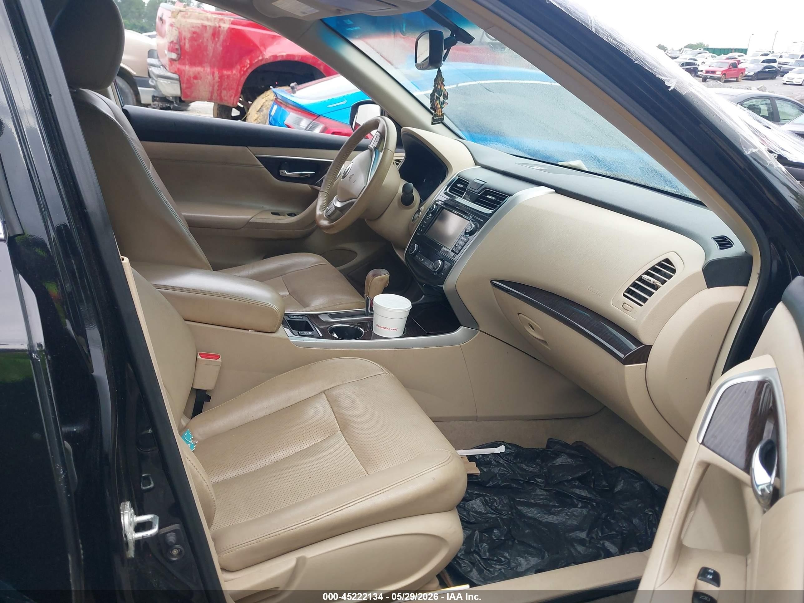 2013 Nissan Altima 2.5 Sl Black vin: 1N4AL3APXDN580784