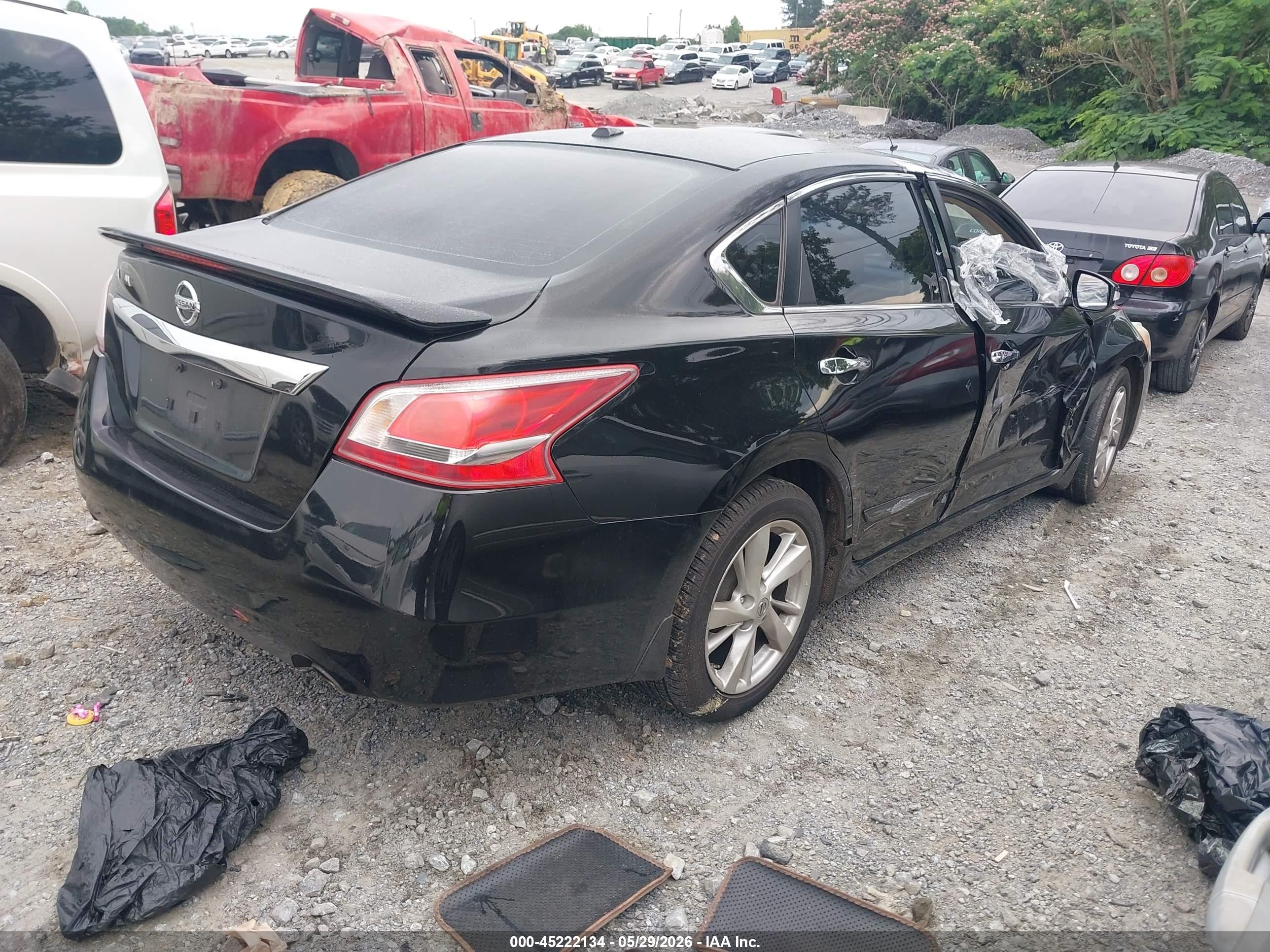 2013 Nissan Altima 2.5 Sl Black vin: 1N4AL3APXDN580784