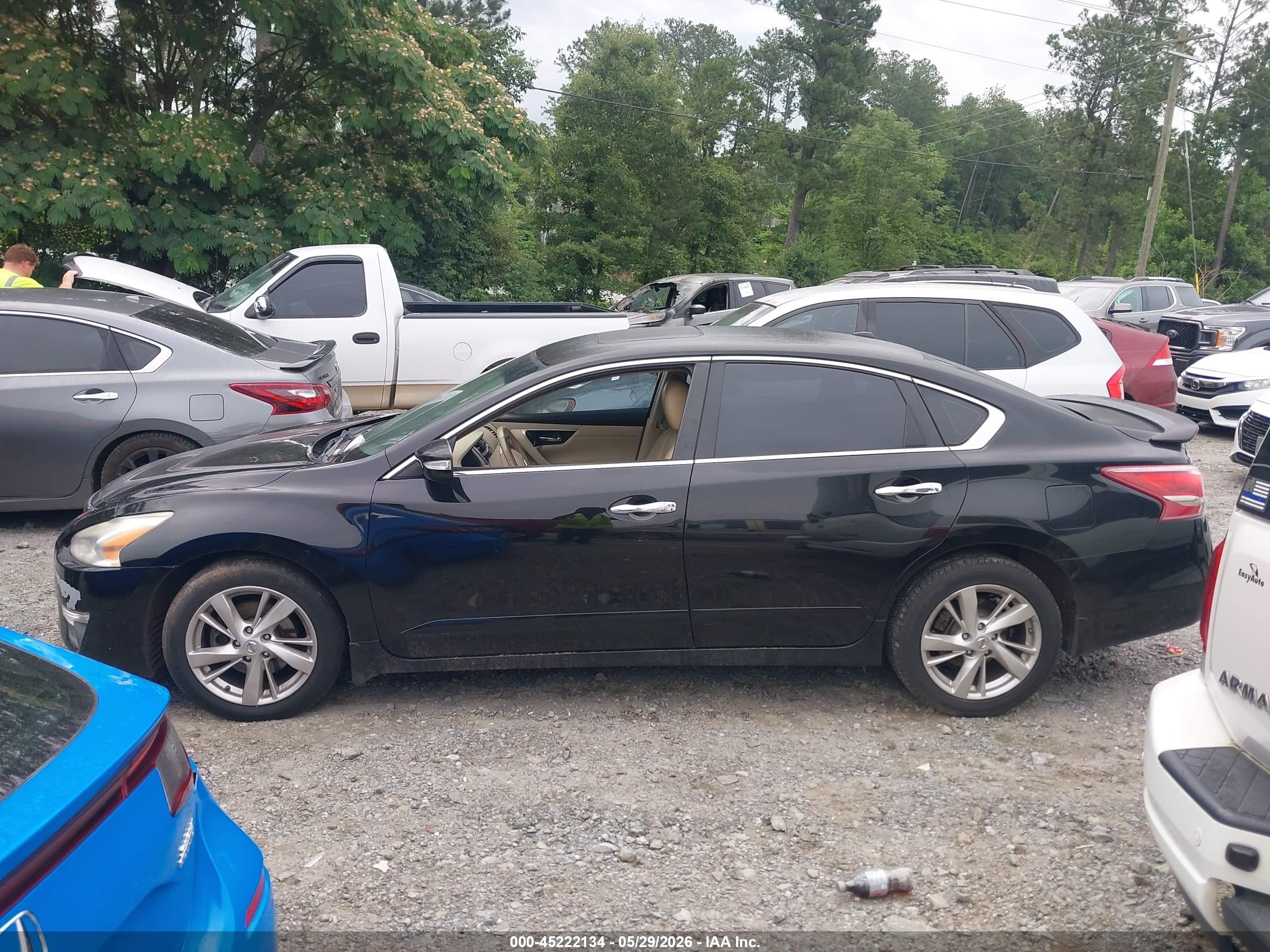 2013 Nissan Altima 2.5 Sl Black vin: 1N4AL3APXDN580784